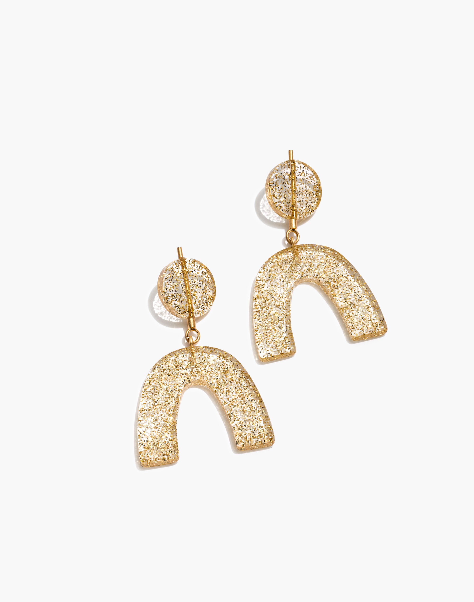 Glitter Shapes Statement Earrings