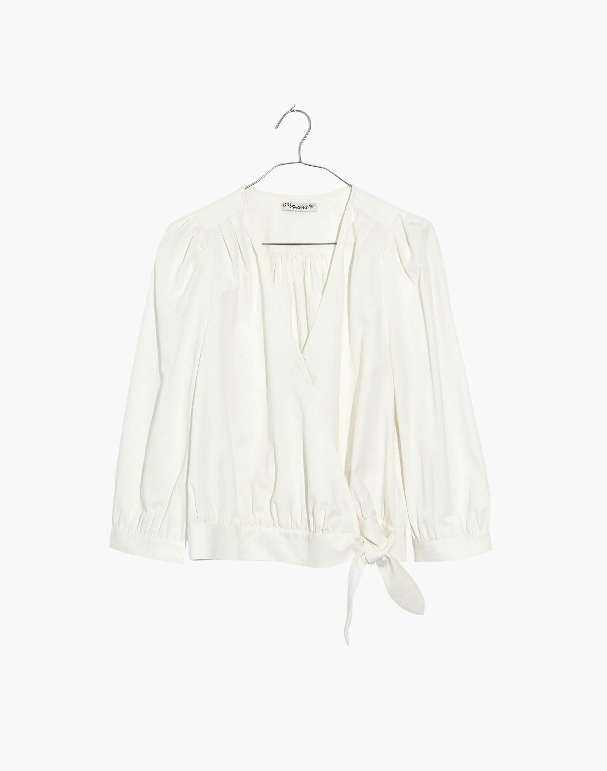 Wrap Top in Pure White