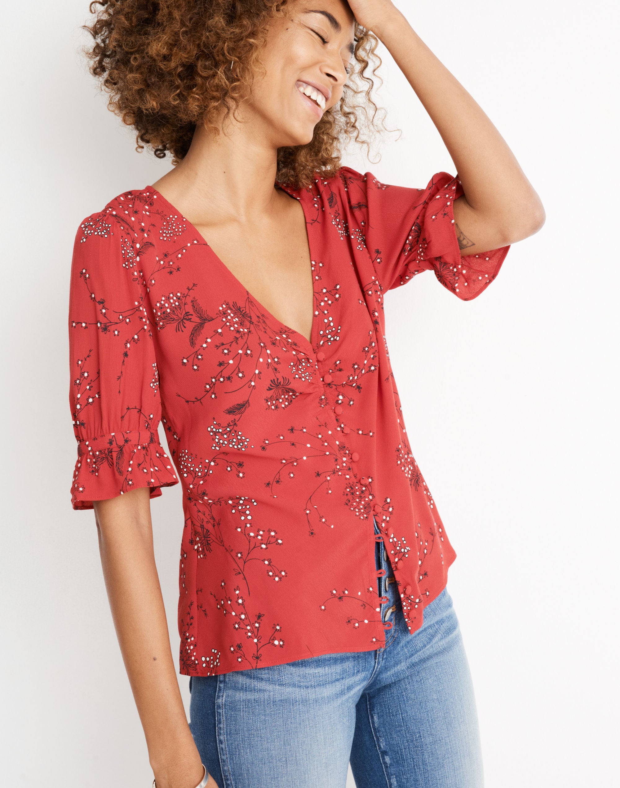 Daylight Top in Windswept Floral