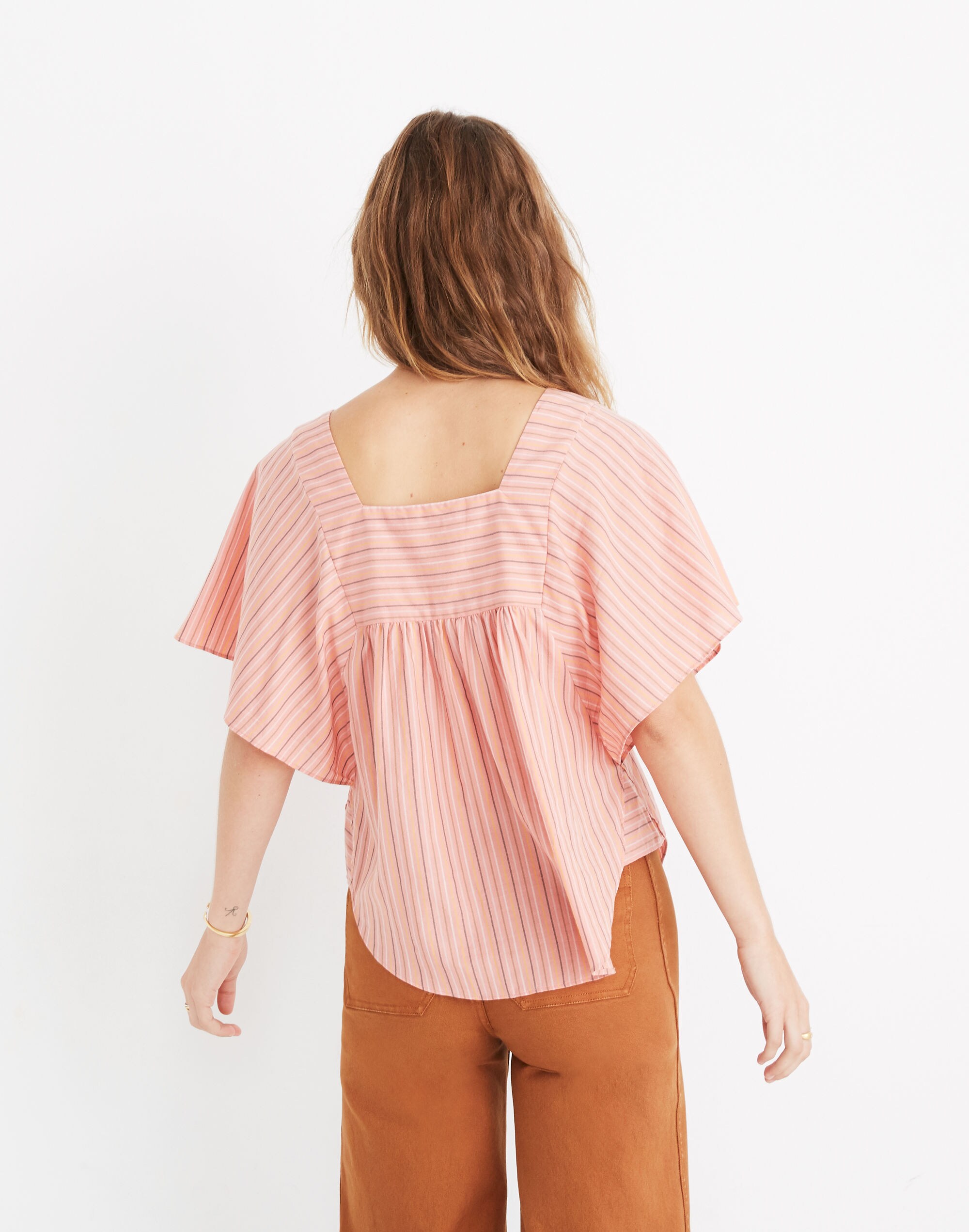 Butterfly Top in Slope Stripe