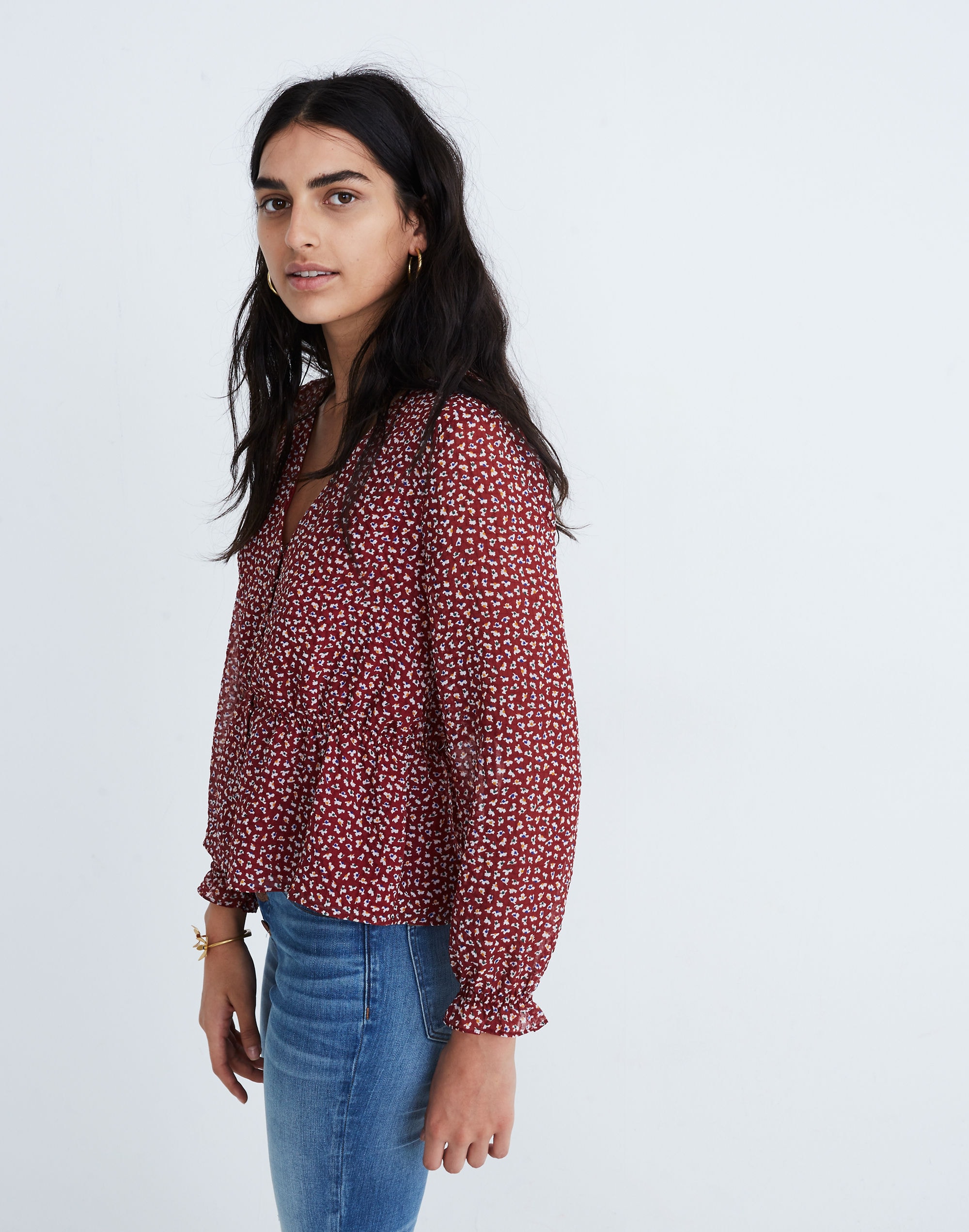 Overture Top in Ditsy Flowers