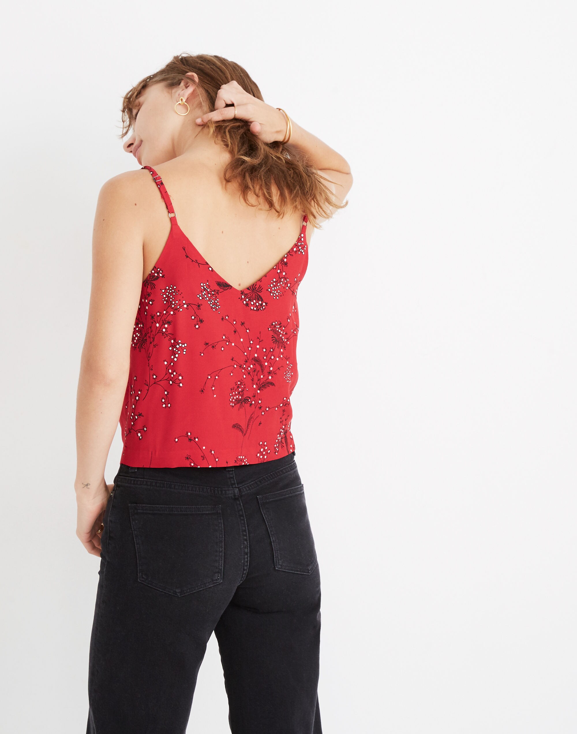 Button-Down Cami in Windswept Floral