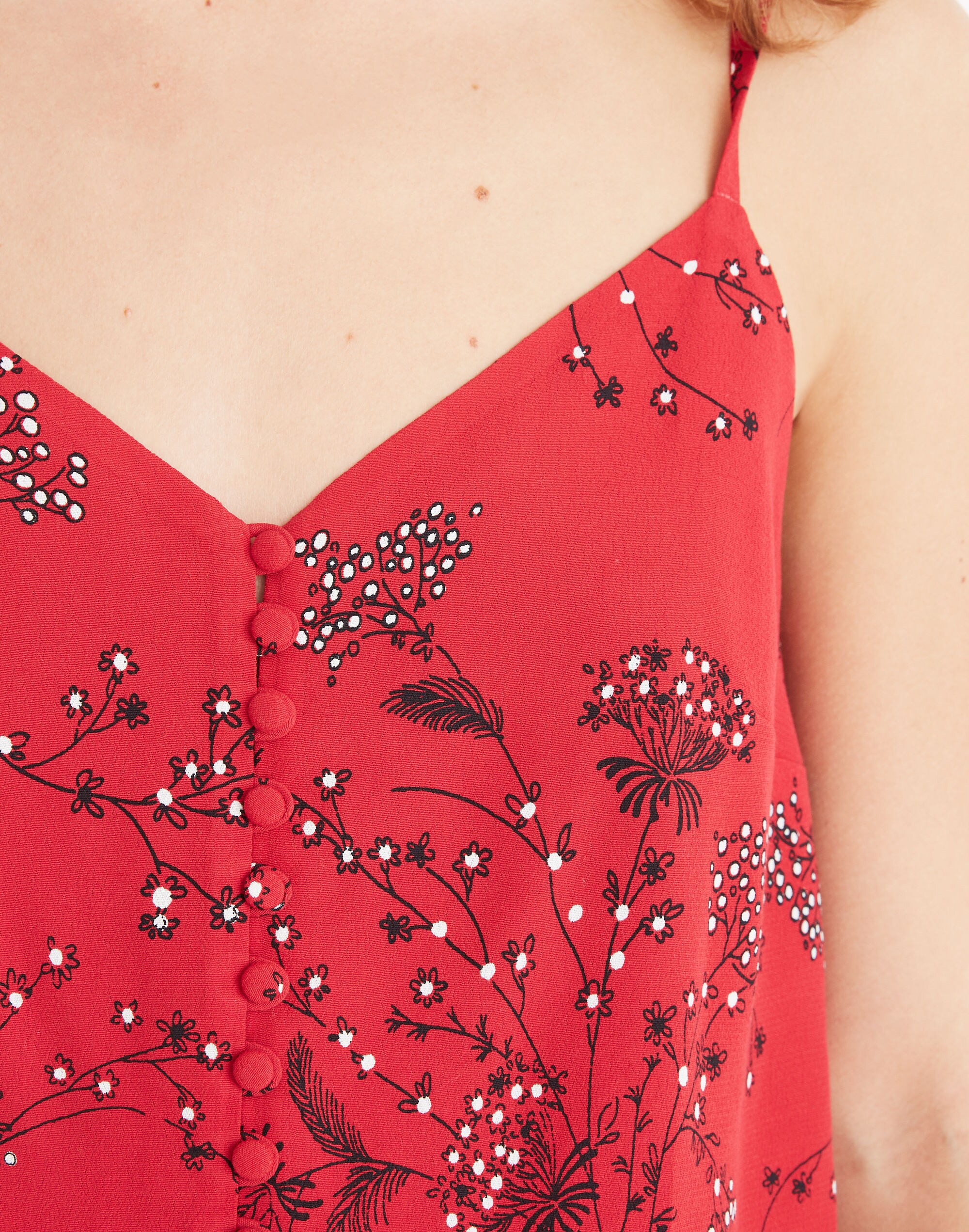 Button-Down Cami in Windswept Floral