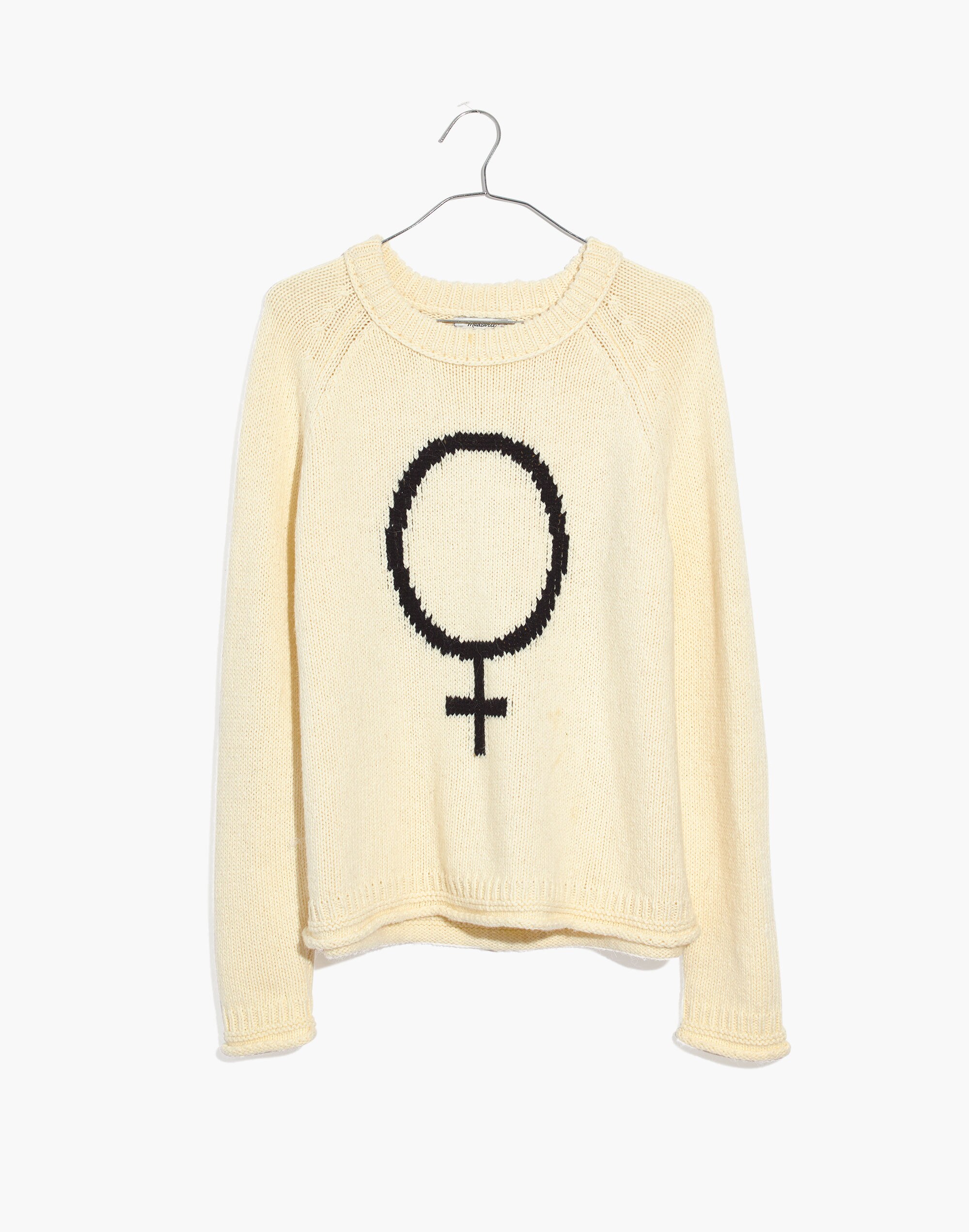 Madewell x Girls Inc. Female Symbol Keaton Pullover Sweater