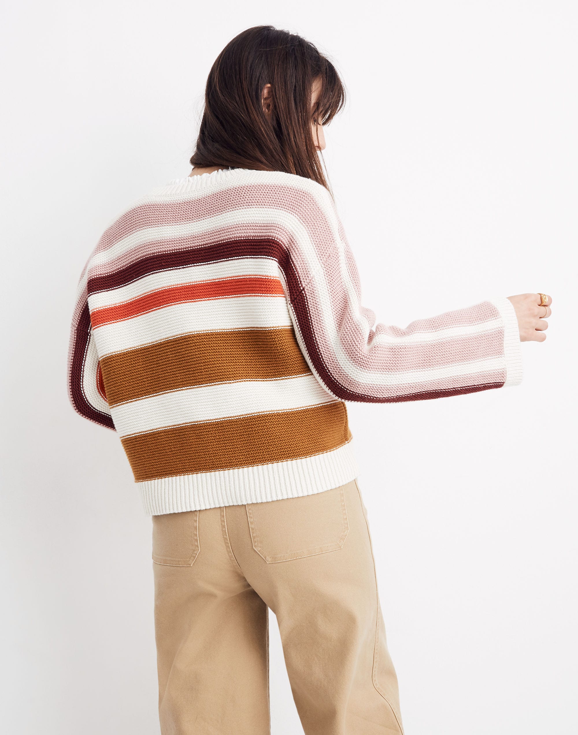 Valleyscape Striped Pullover Sweater