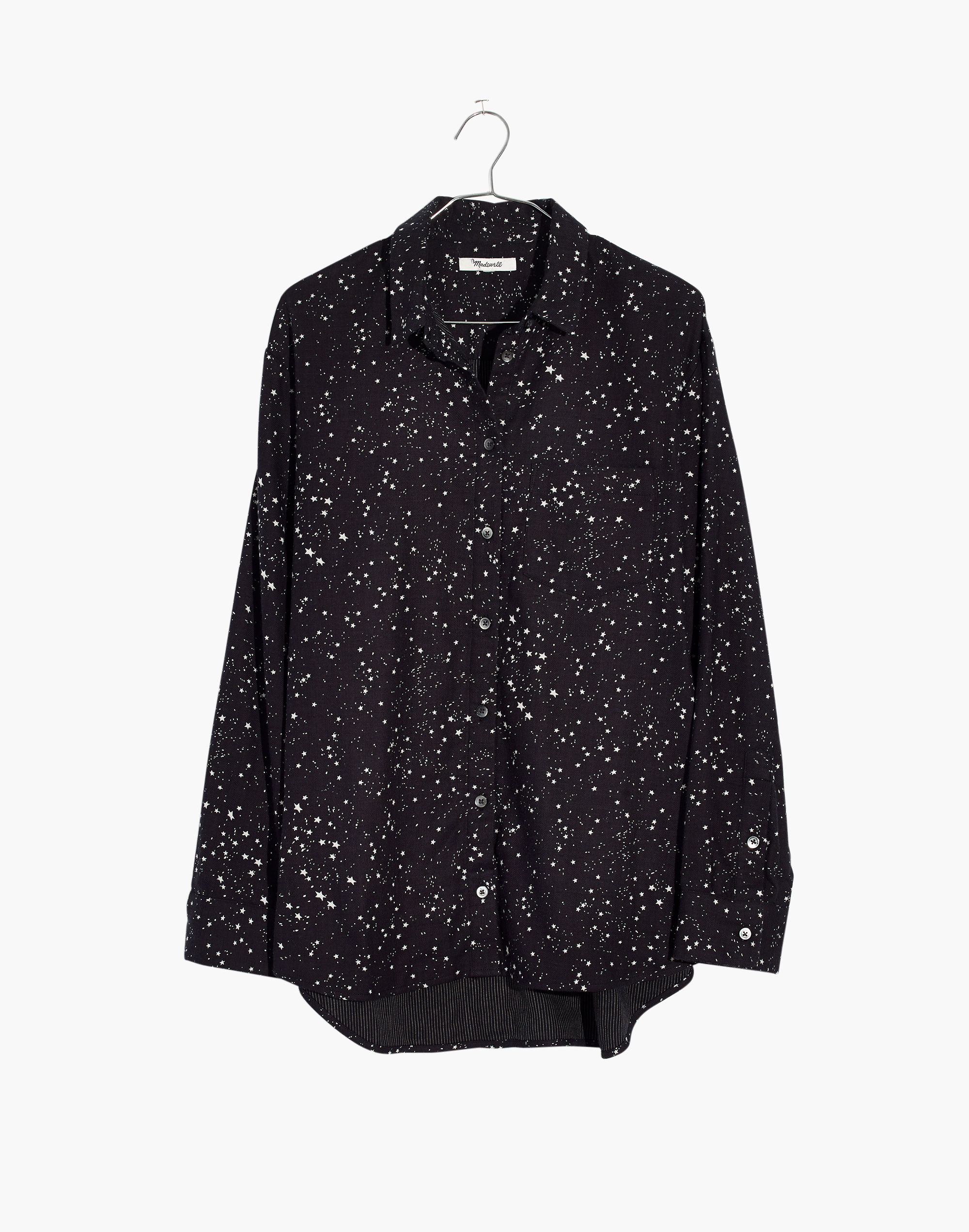 Oversized Ex-Boyfriend Shirt in Star Print