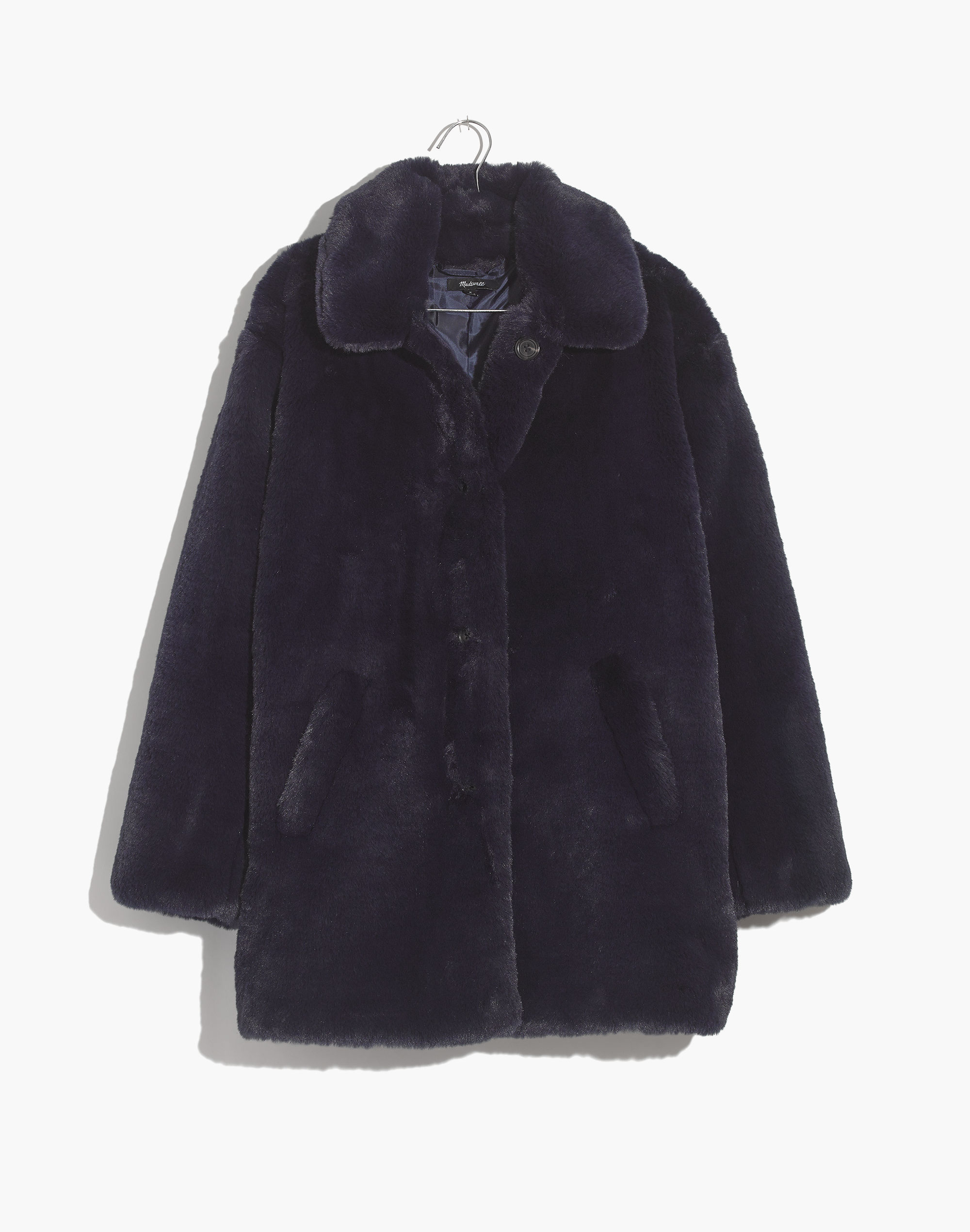 faux-fur coat