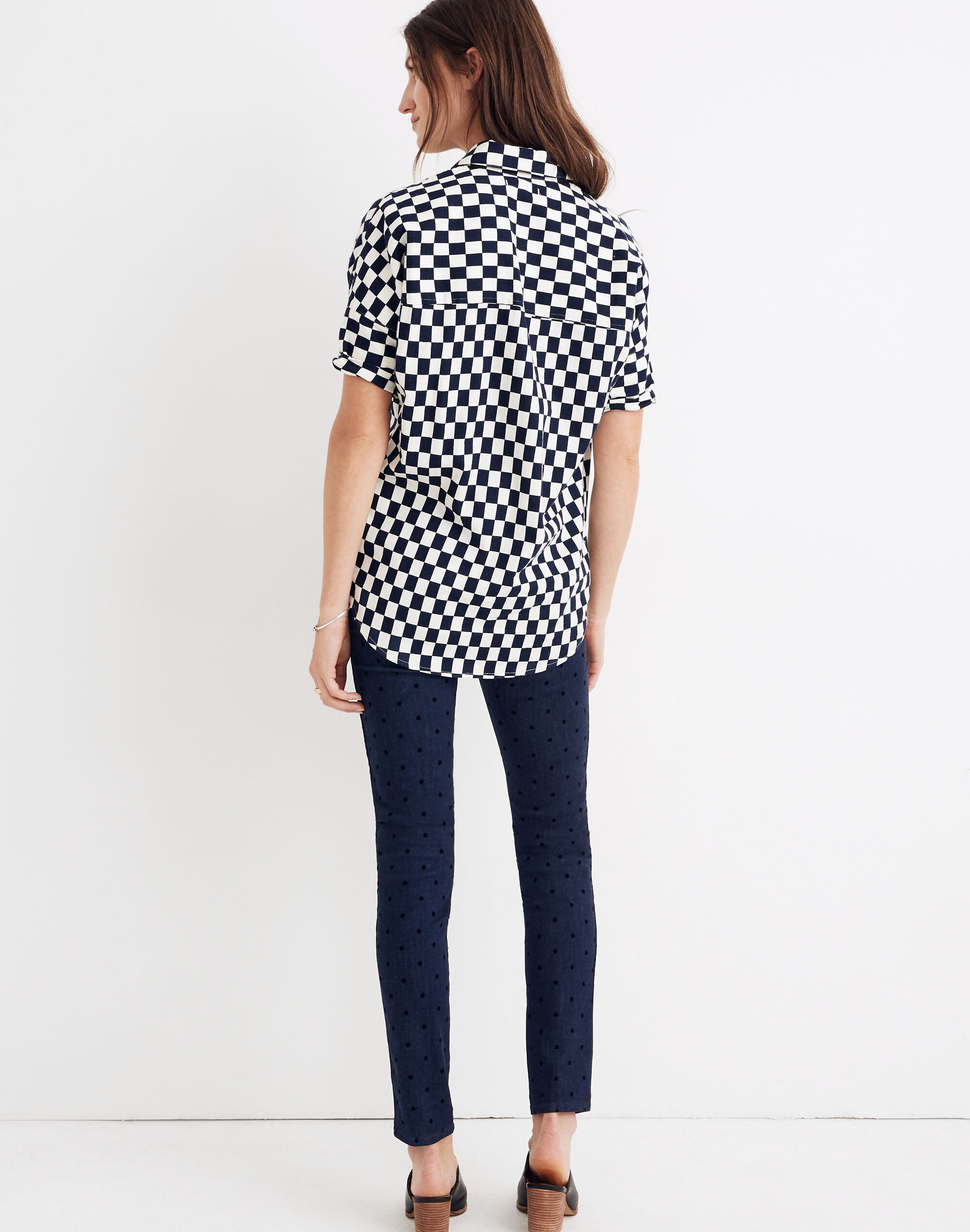 Flannel Courier Shirt in Checkerboard