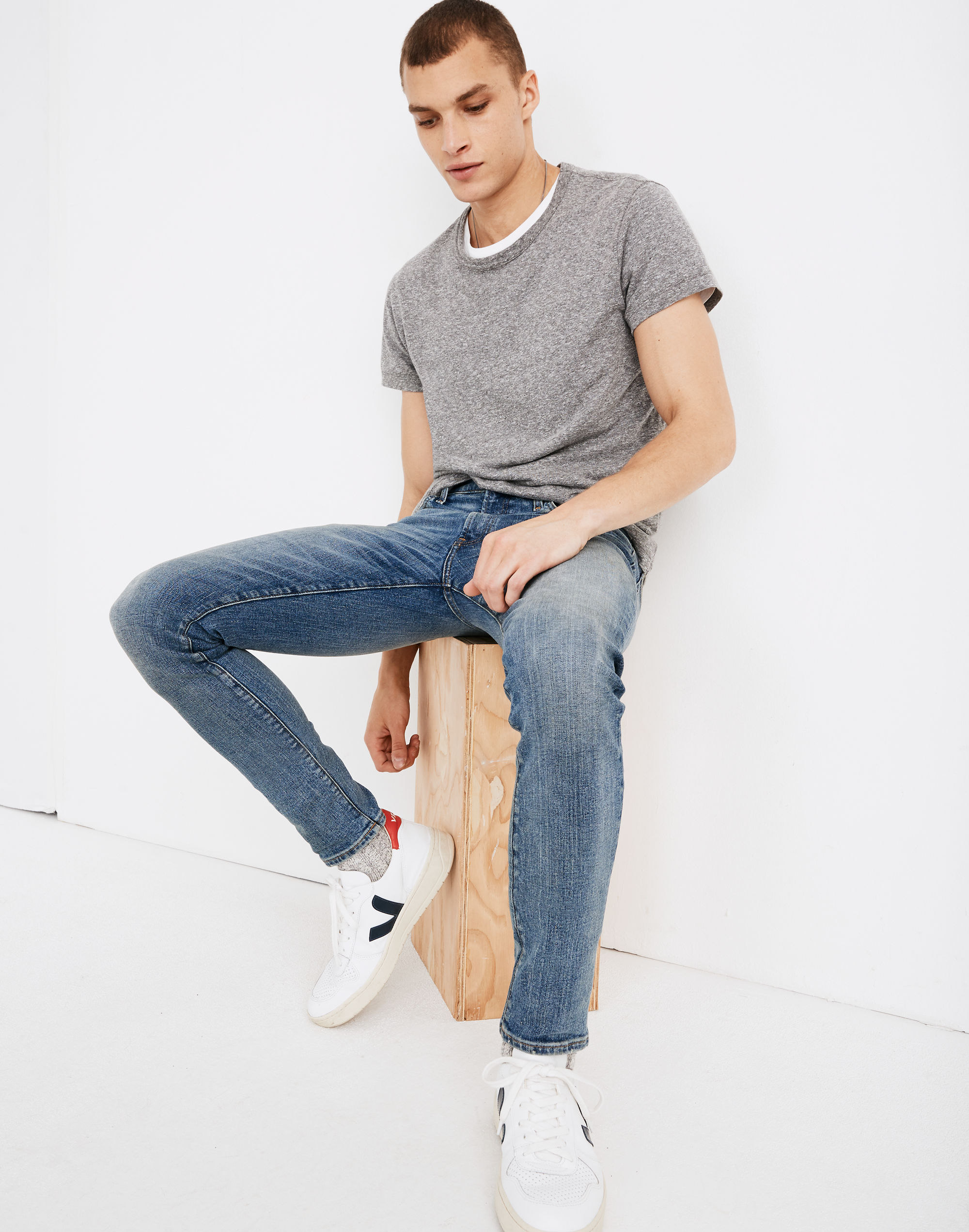 Skinny Jeans in Baywood Wash