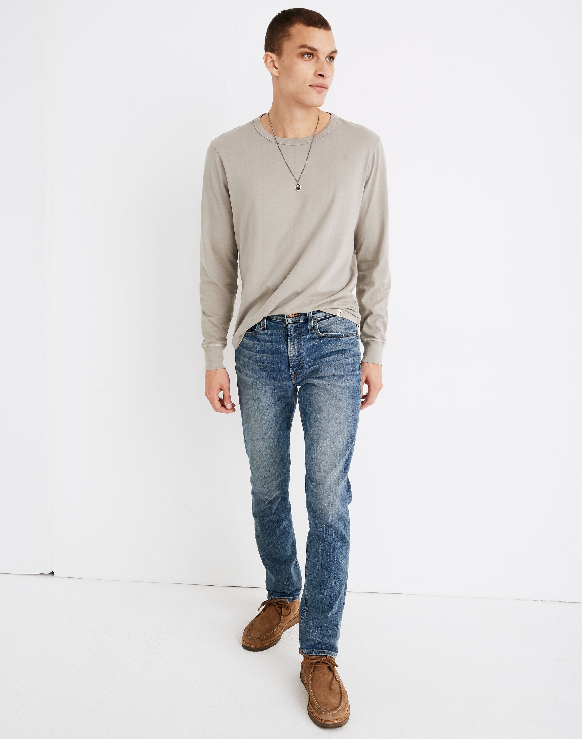 Straight Jeans in Danforth Wash