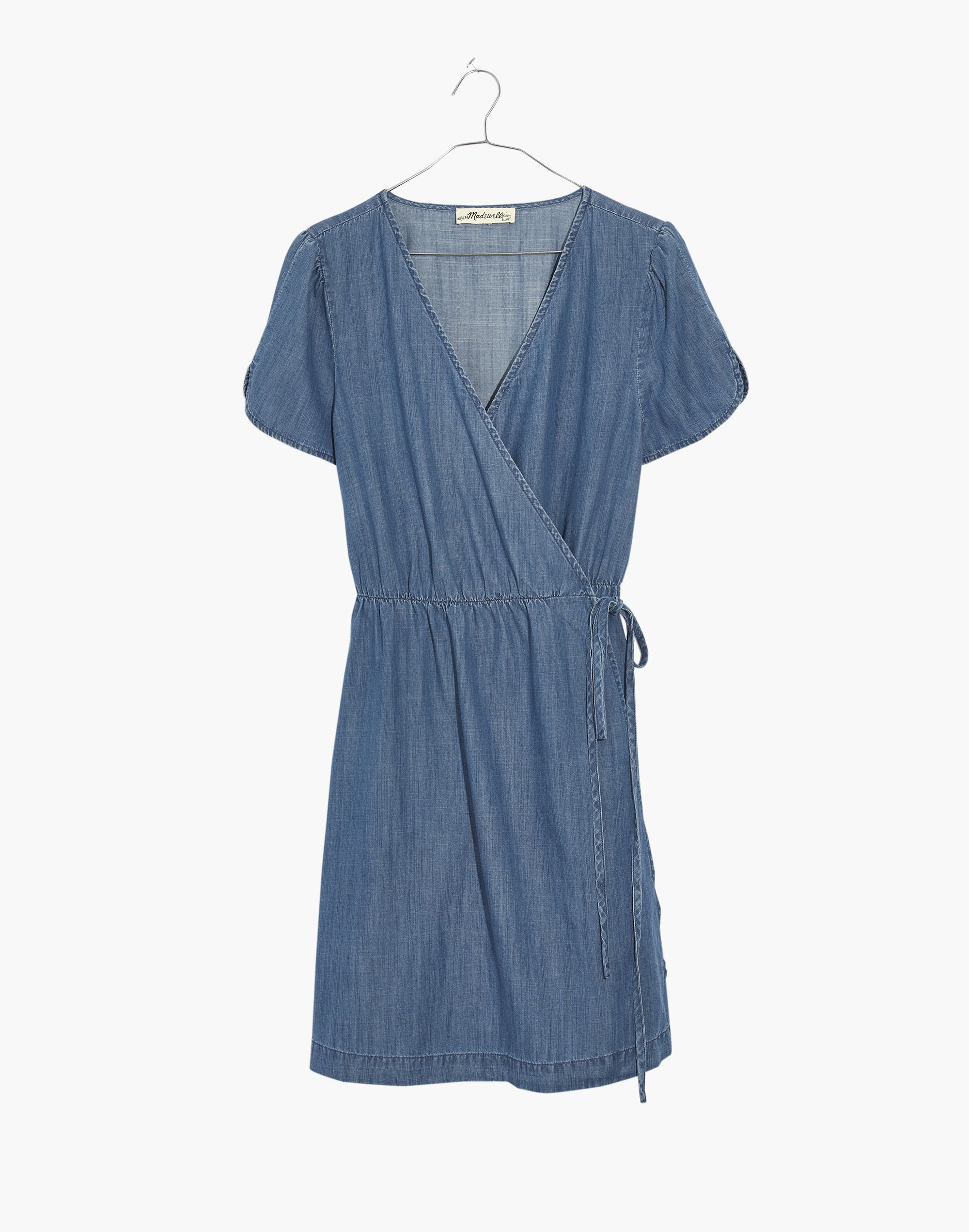 Denim Wrap Dress