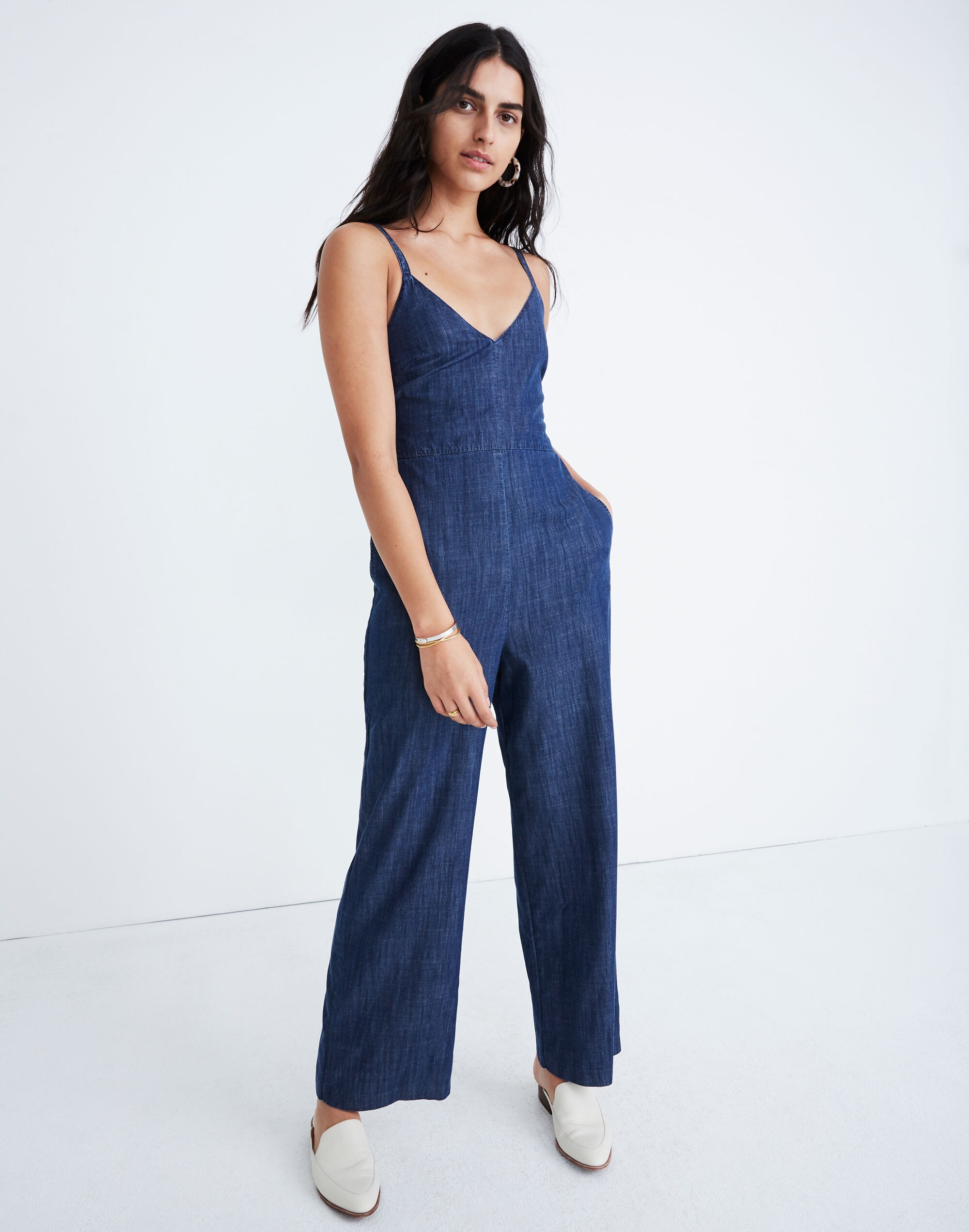 Denim Thistle Cami Jumpsuit