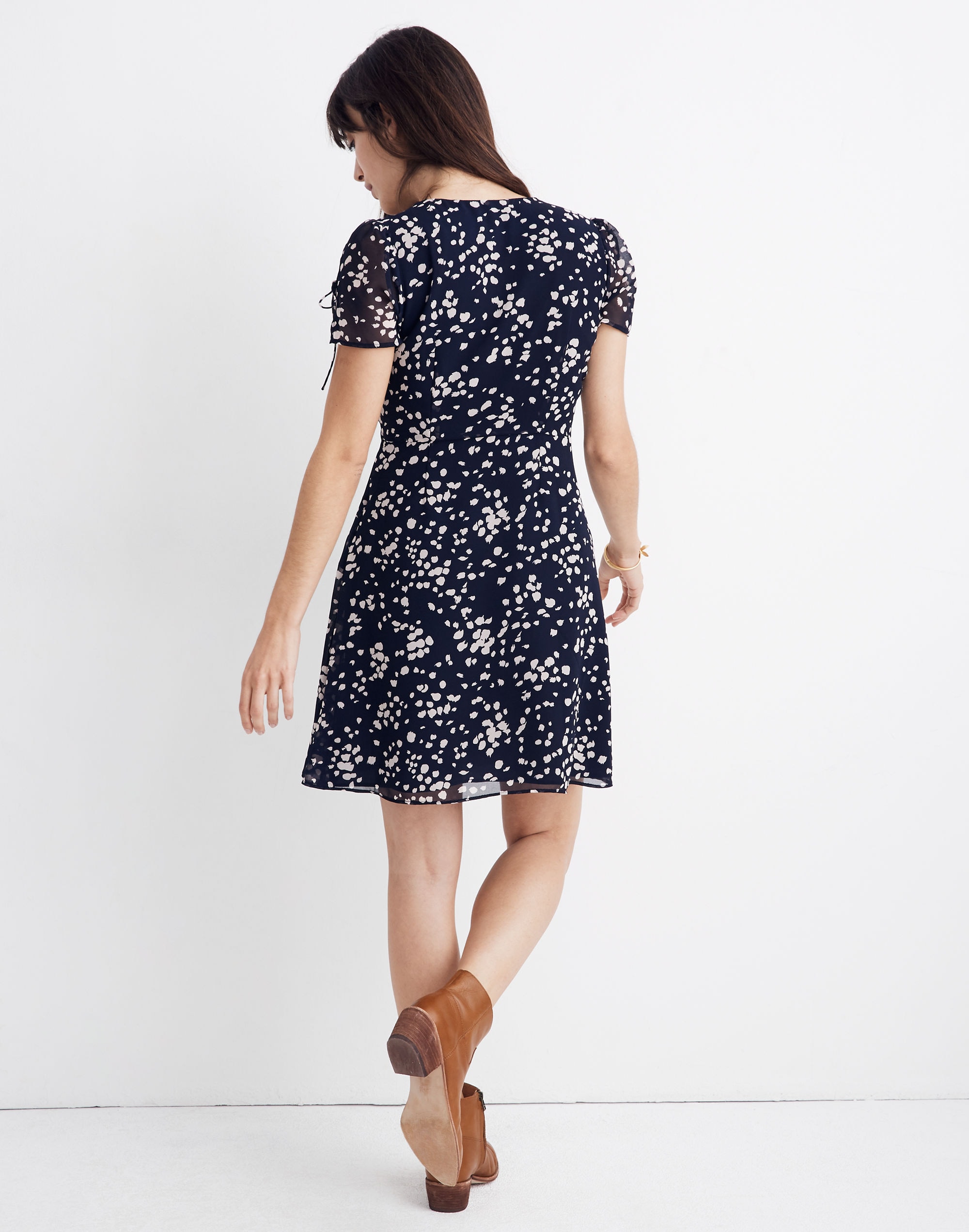 Poppy Dress in Drifting Petals