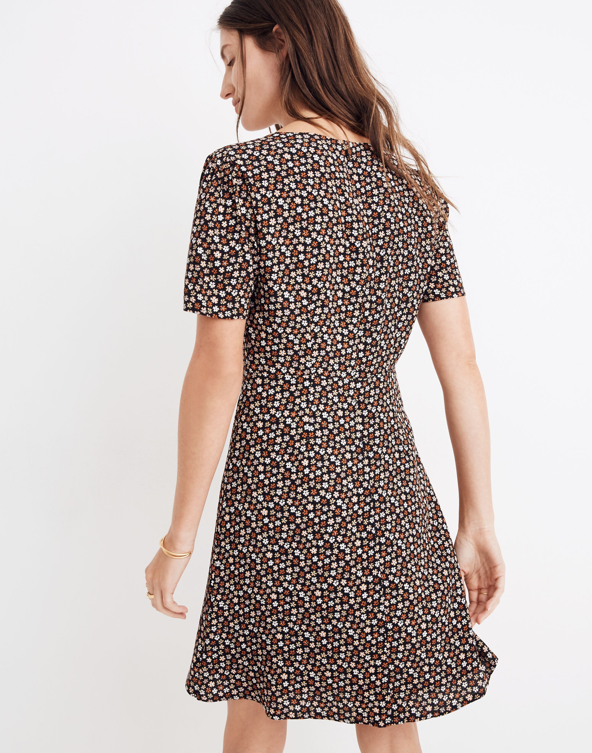 Dawnflower Mini Dress in Petite Blooms