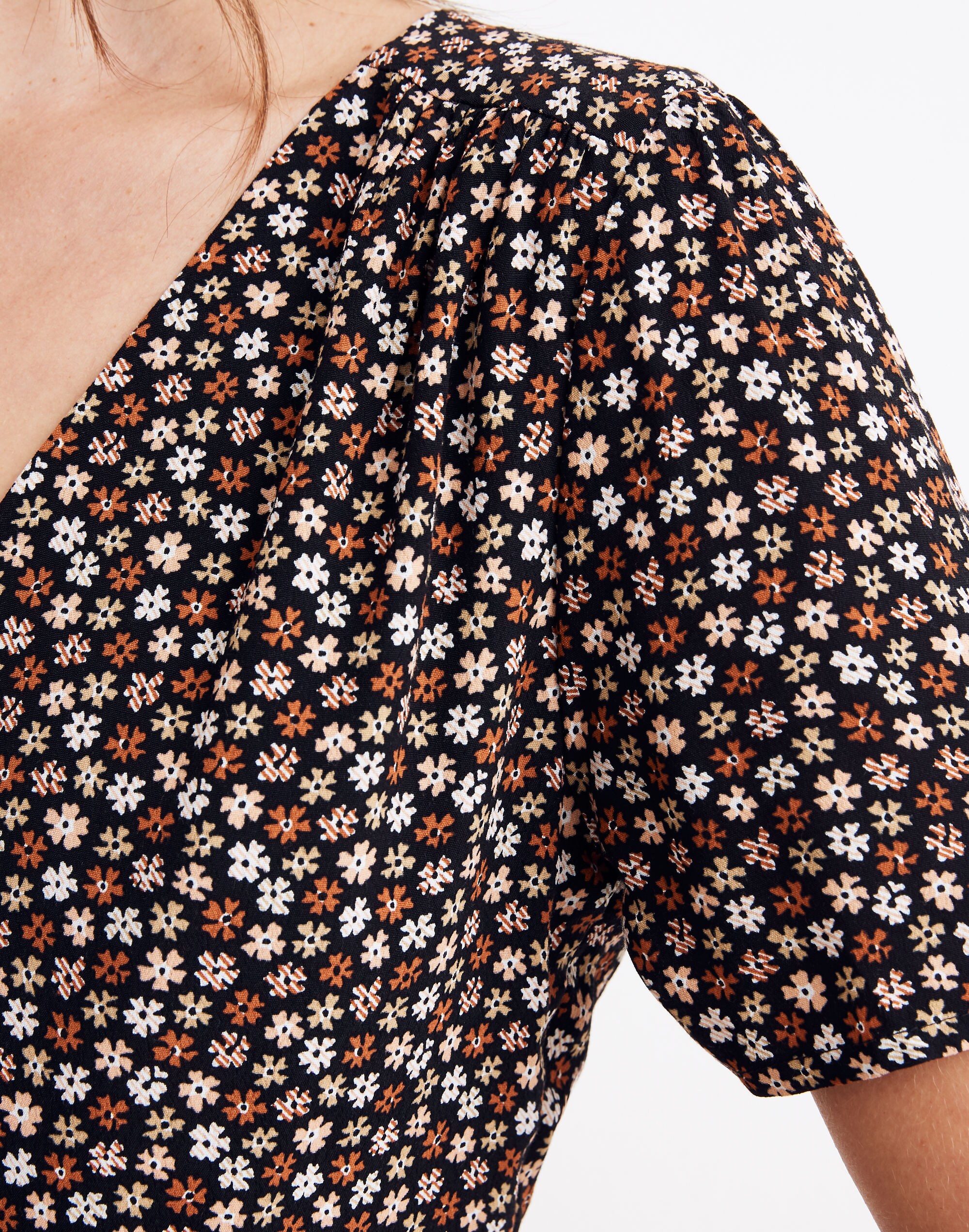 Dawnflower Mini Dress in Petite Blooms