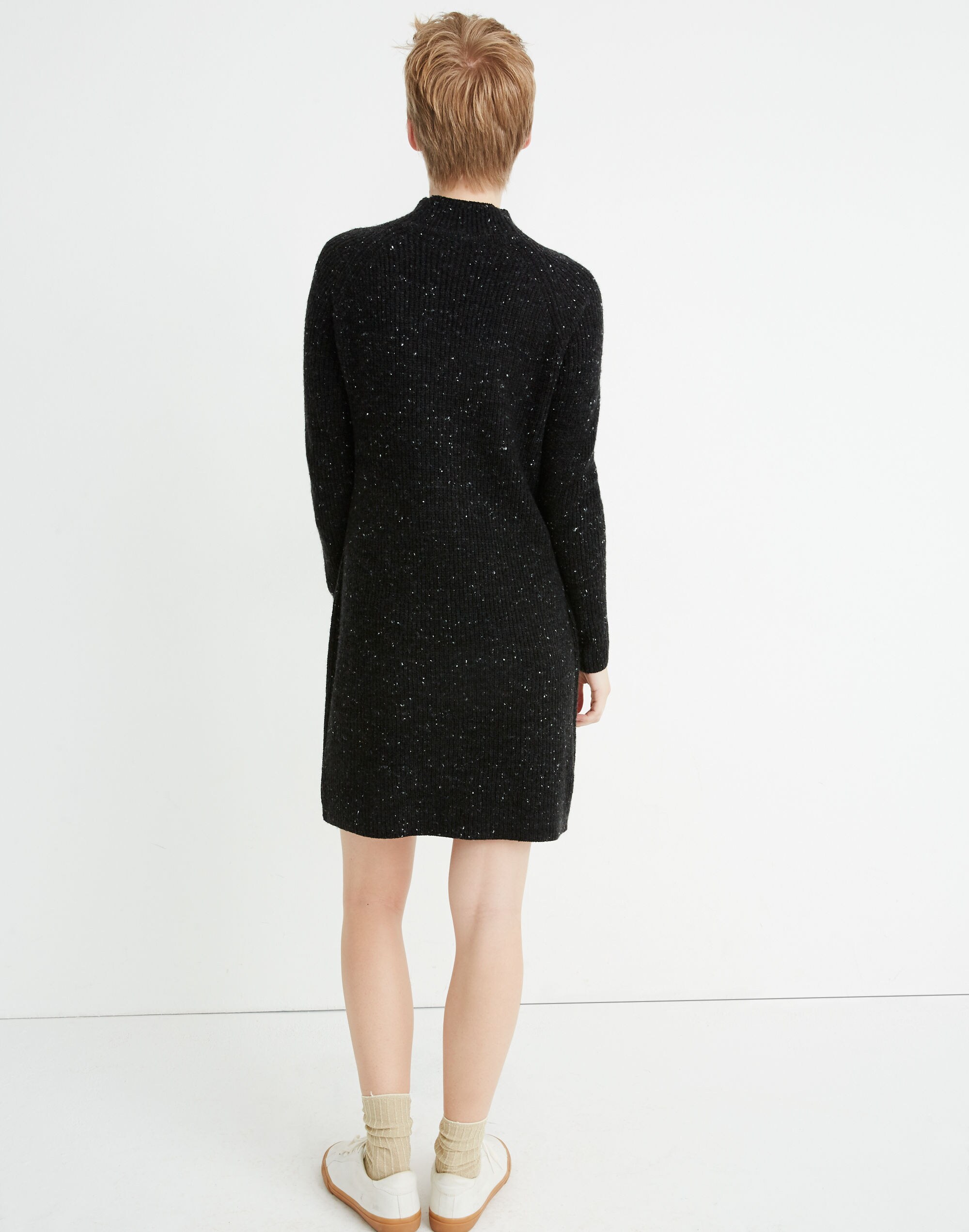 Donegal Northfield Mockneck Sweater Dress in Coziest Yarn
