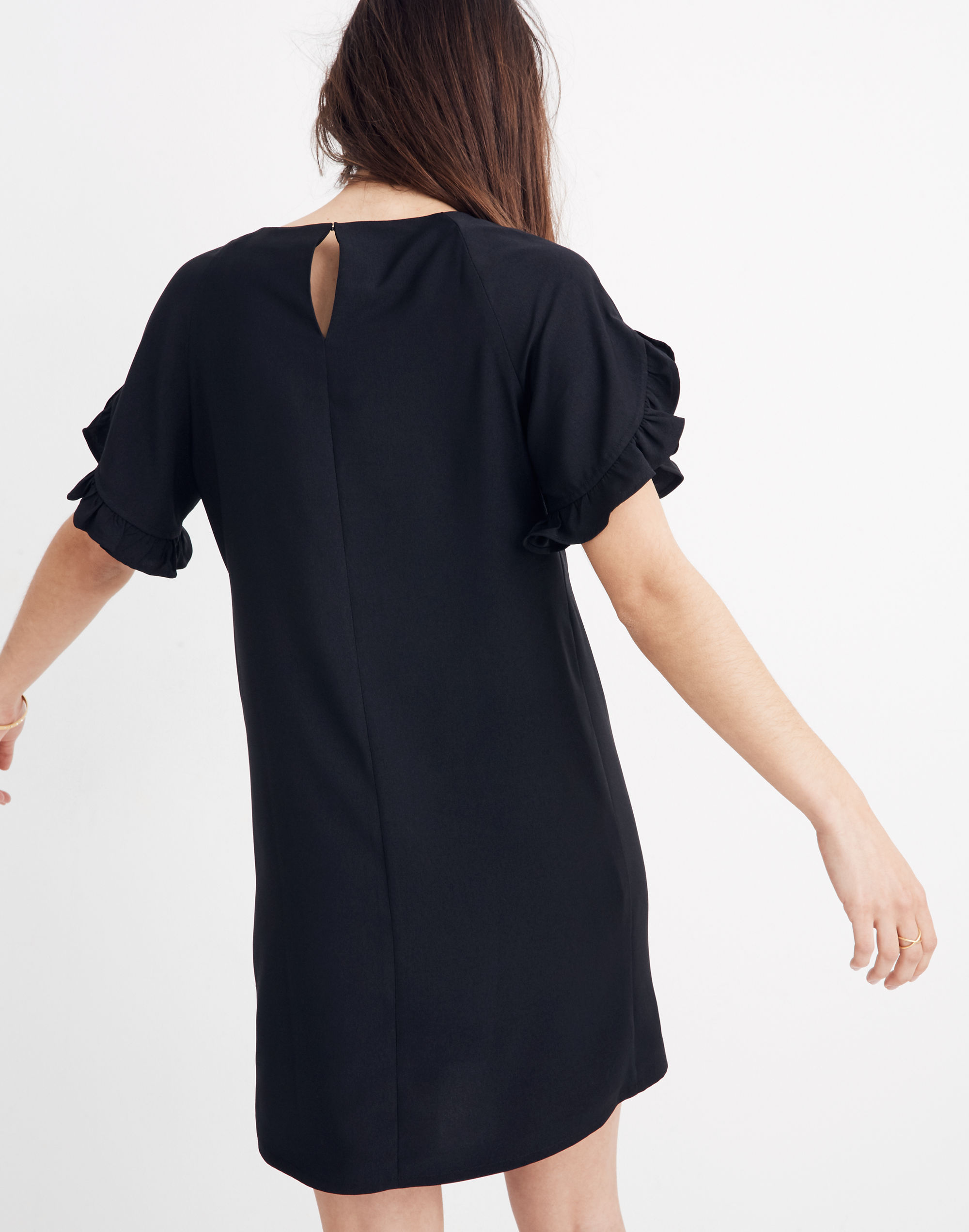 Memento Ruffle-Sleeve Dress