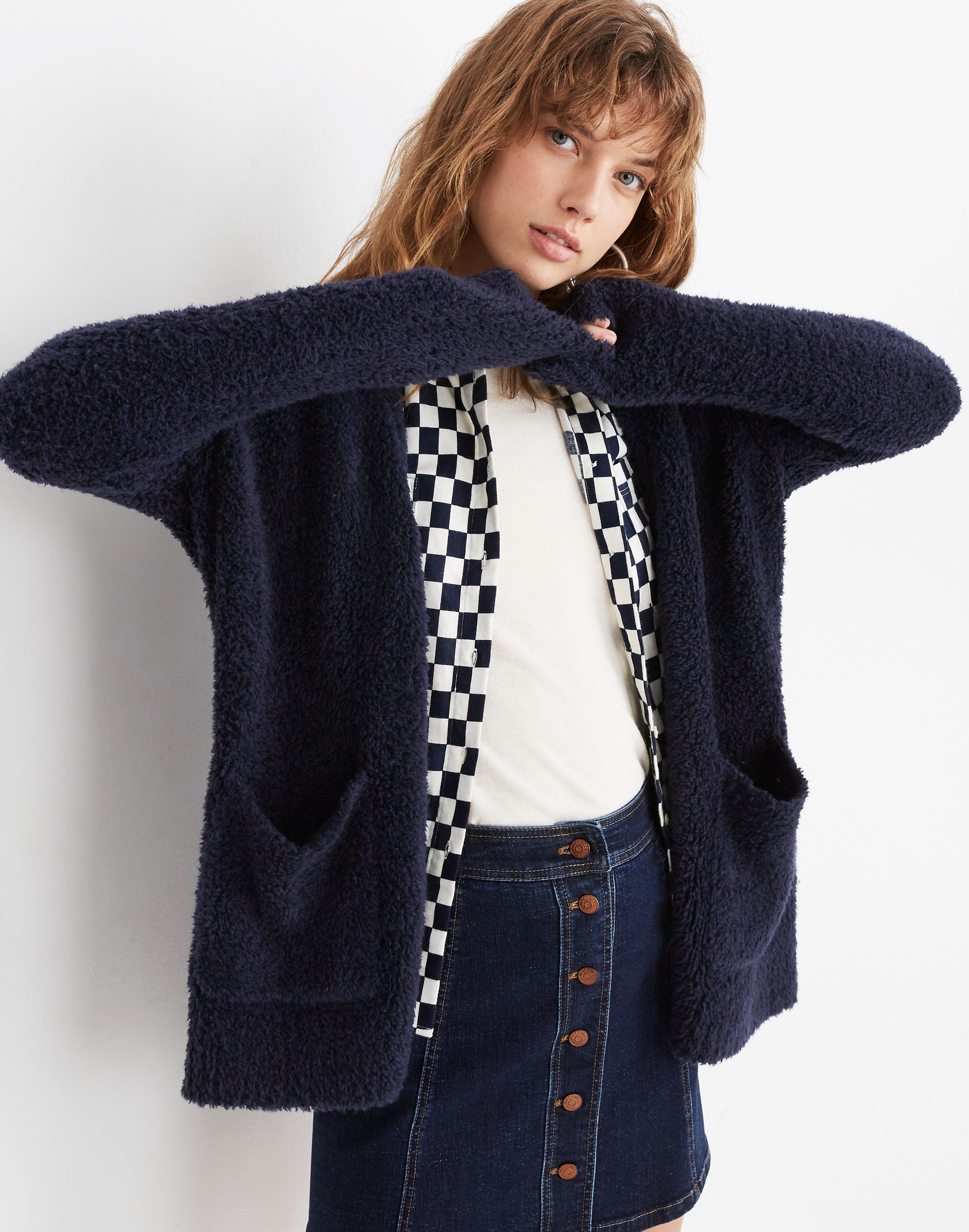 Teddy Cardigan Sweater