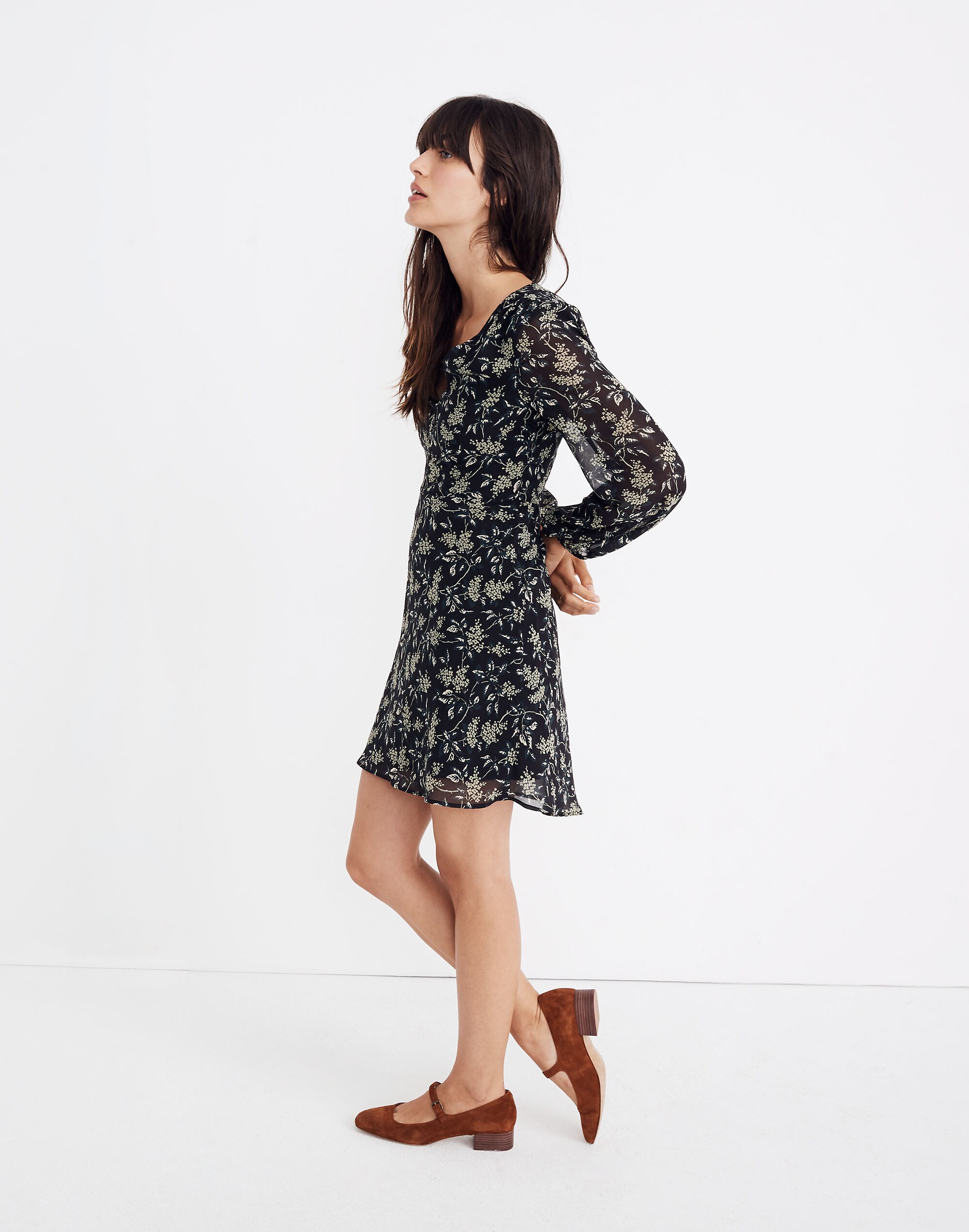 Marguerite Dress in Antique Flora