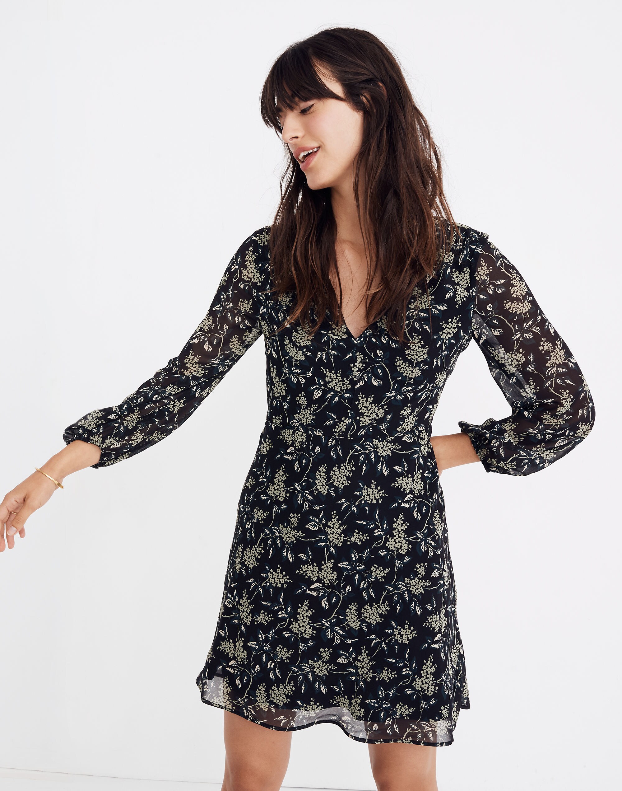 Marguerite Dress in Antique Flora