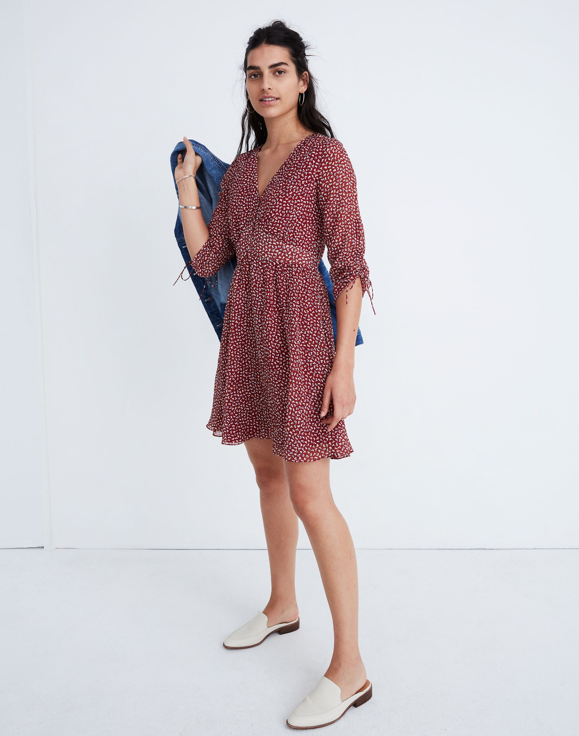 Starviolet Mini Dress in Ditsy Flowers