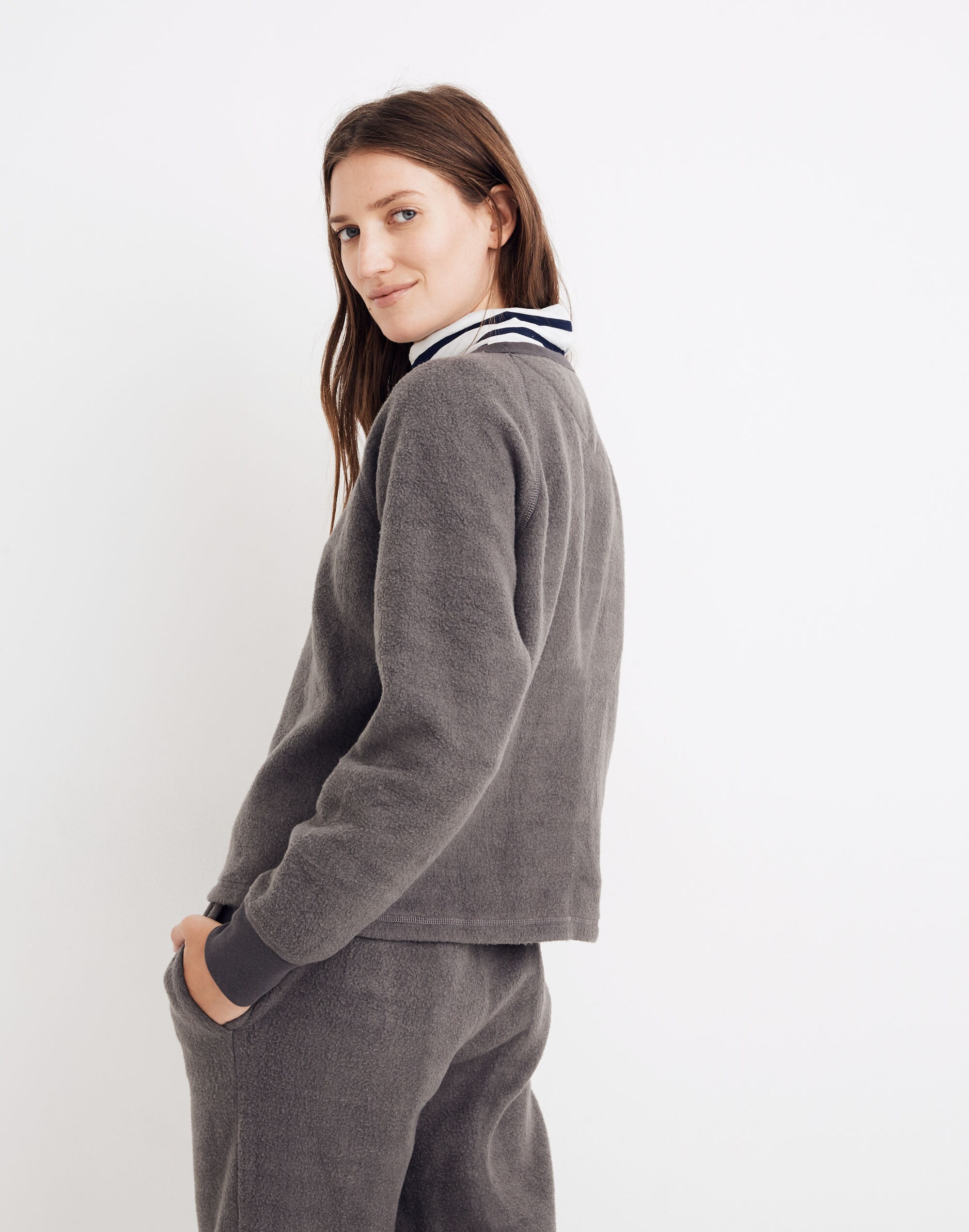 Fleece Pajama Sweatshirt