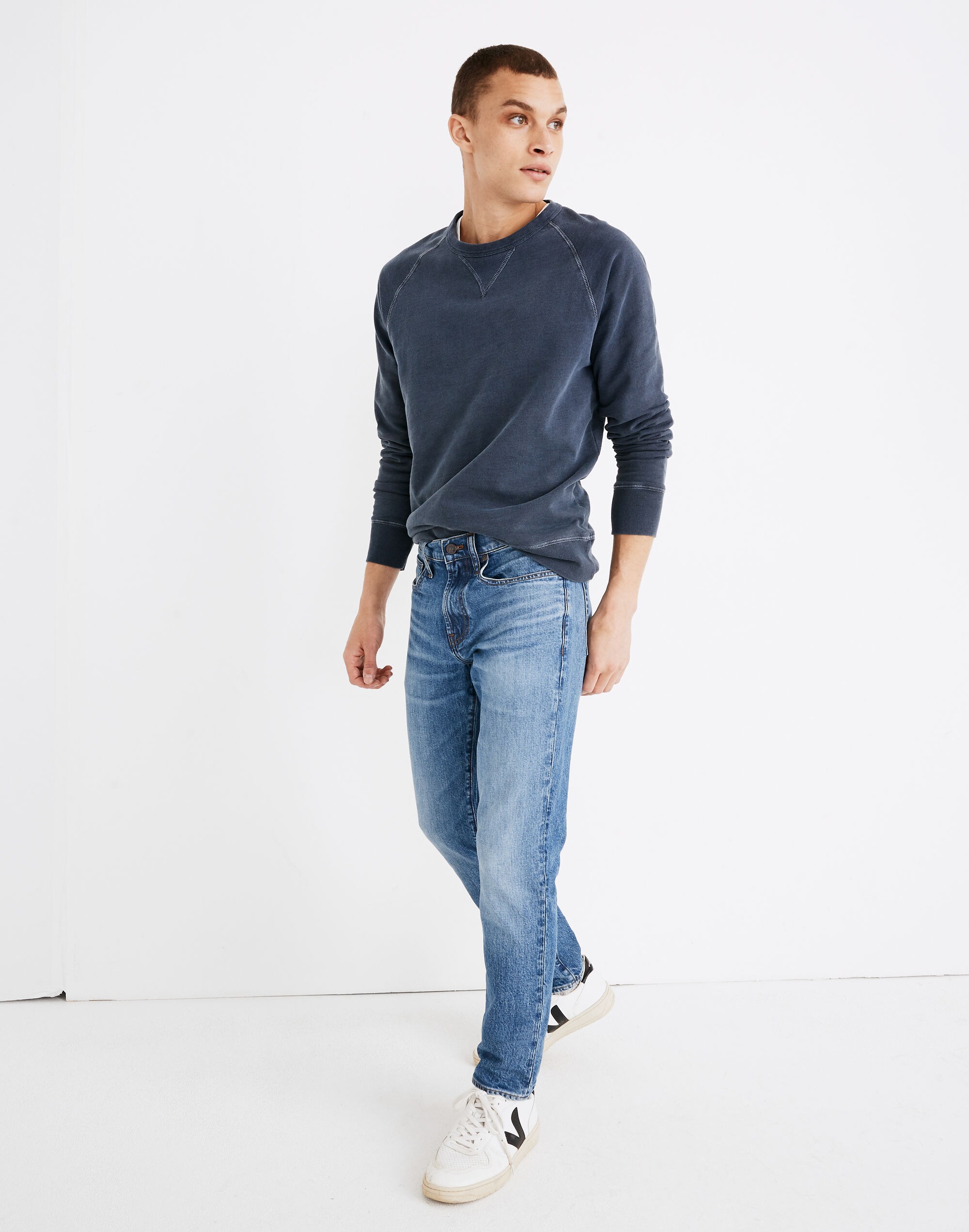 Slim Everyday Flex Jeans in Leesburg Wash: Eco Edition