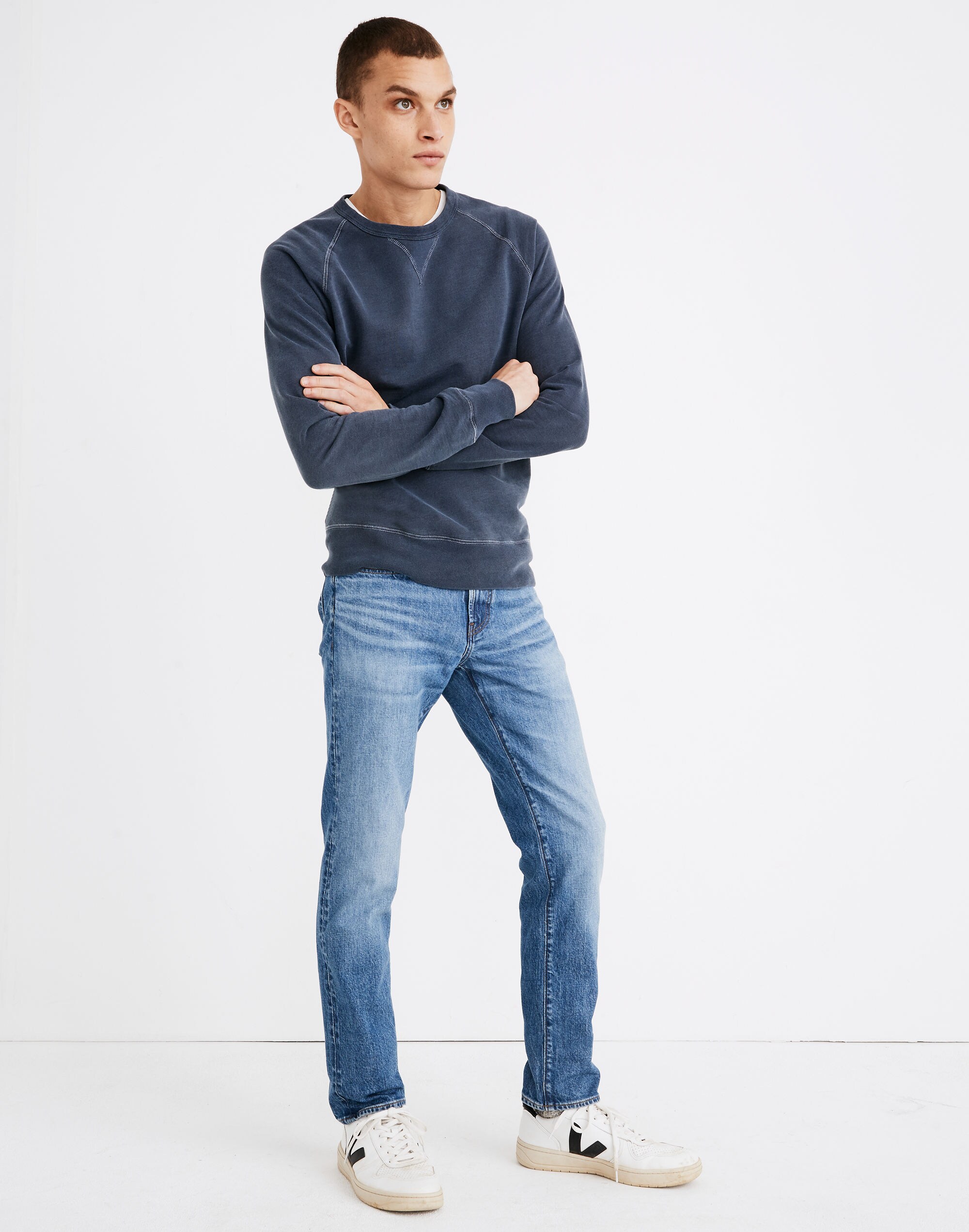 Slim Everyday Flex Jeans in Leesburg Wash: Eco Edition