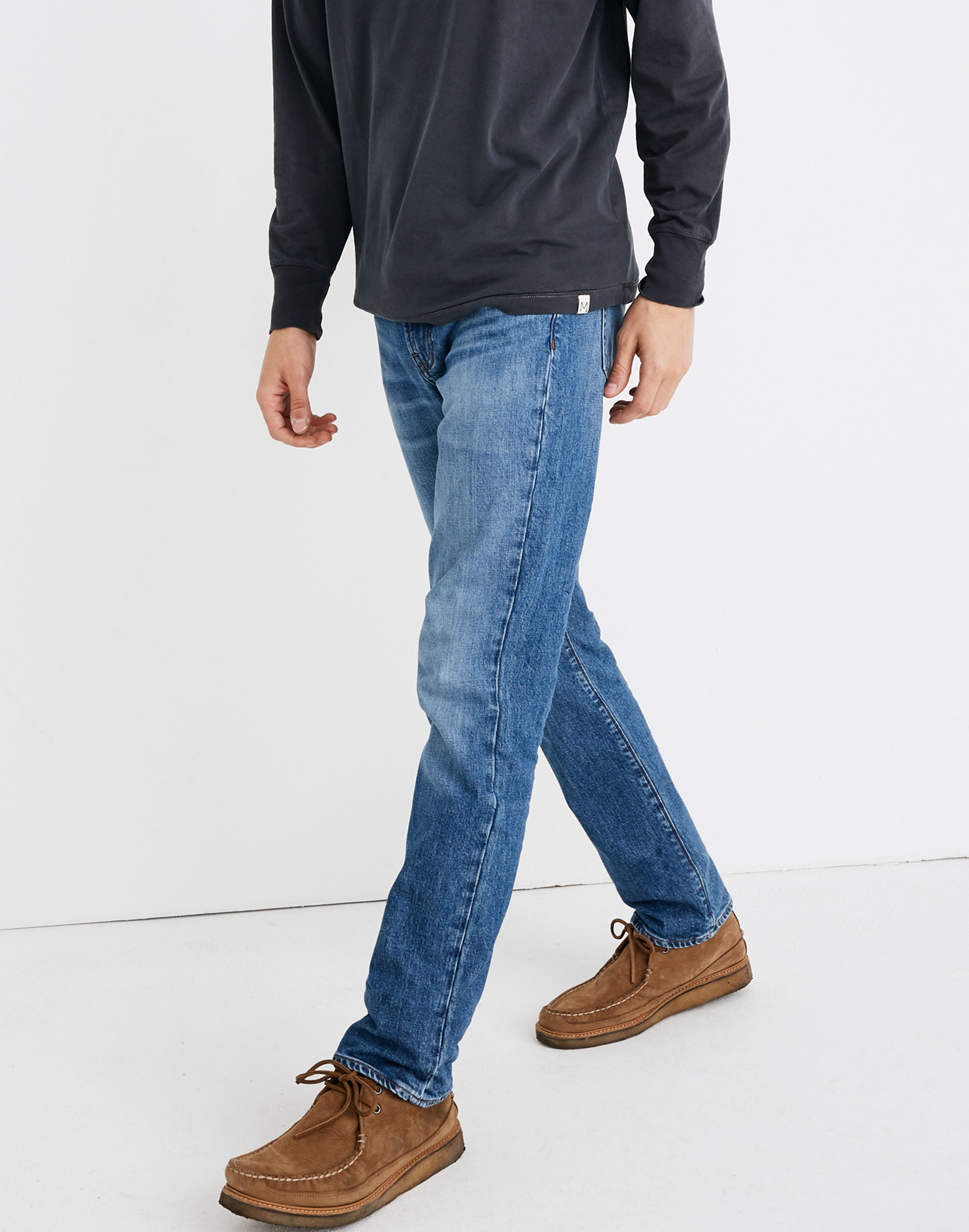 Straight Everyday Flex Jeans in Leesburg Wash: Eco Edition