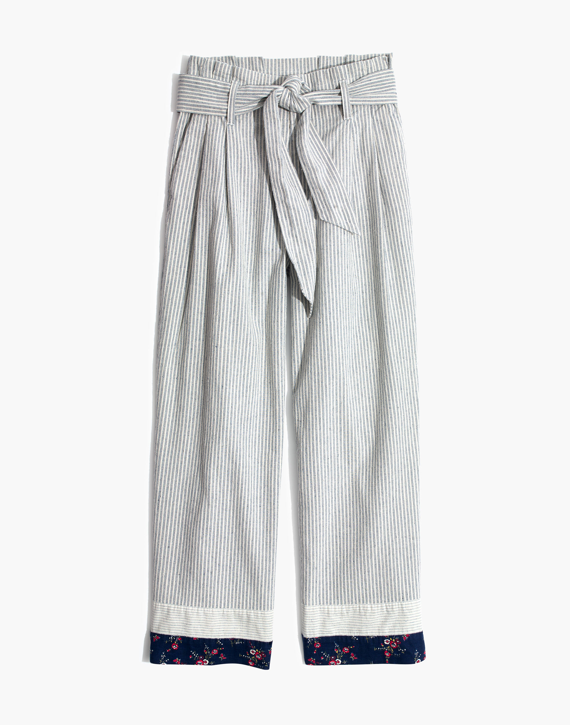Madewell x The New Denim Project&reg; Patchwork Paperbag Pants