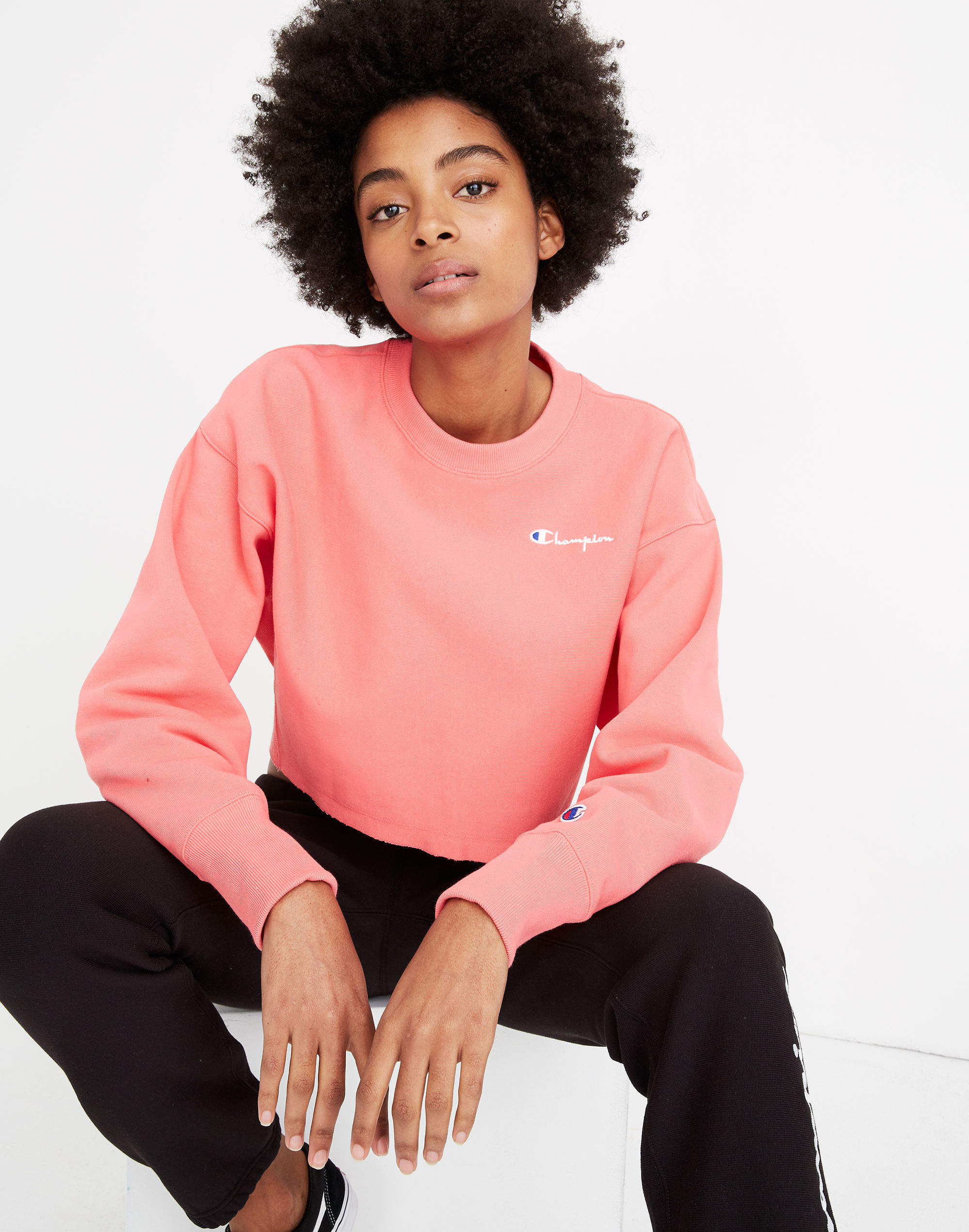 Champion&reg; Reverse Weave&reg; Cropped Sweatshirt
