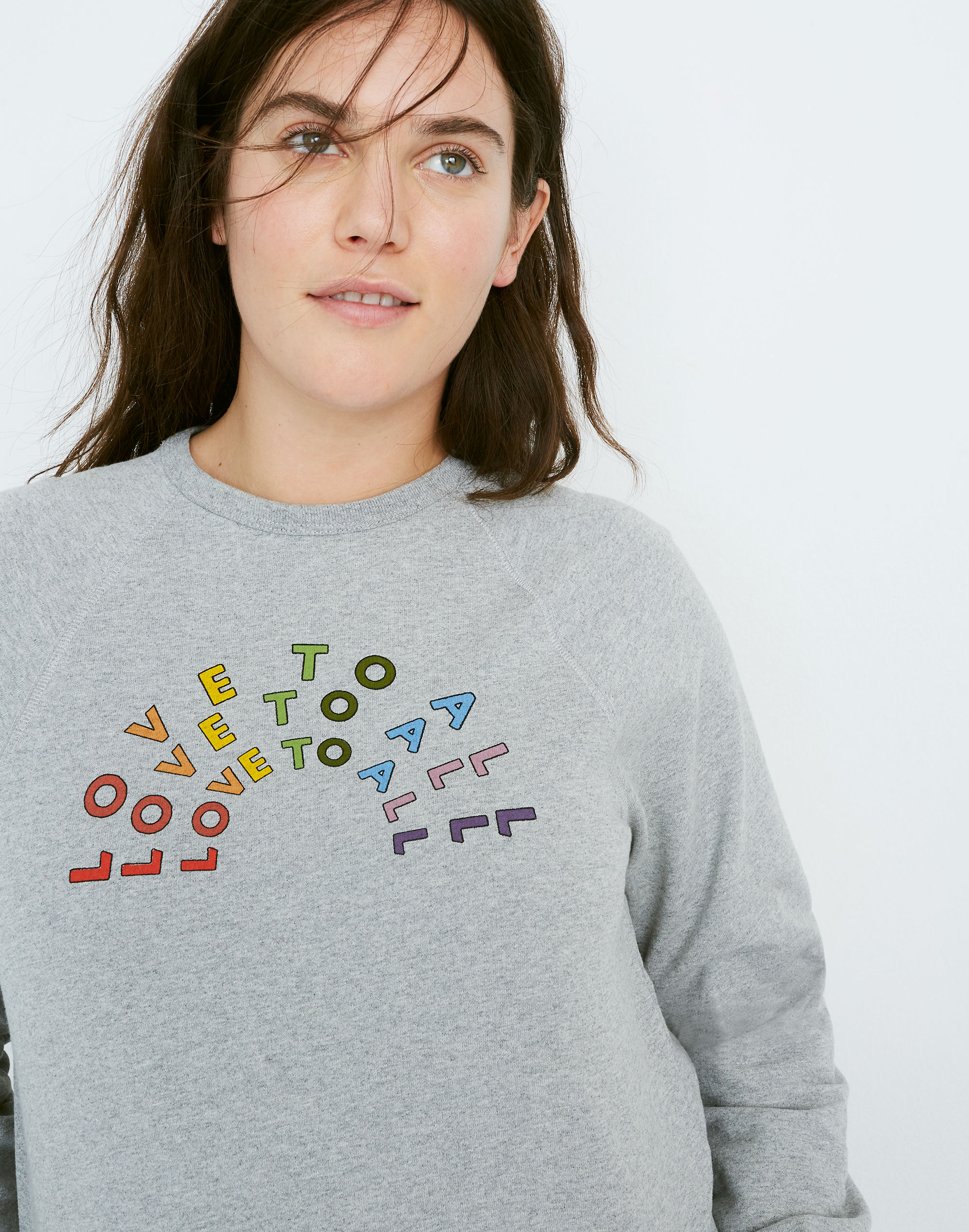 Madewell x Human Rights Campaign Unisex Love to All Pride Sweatshirt