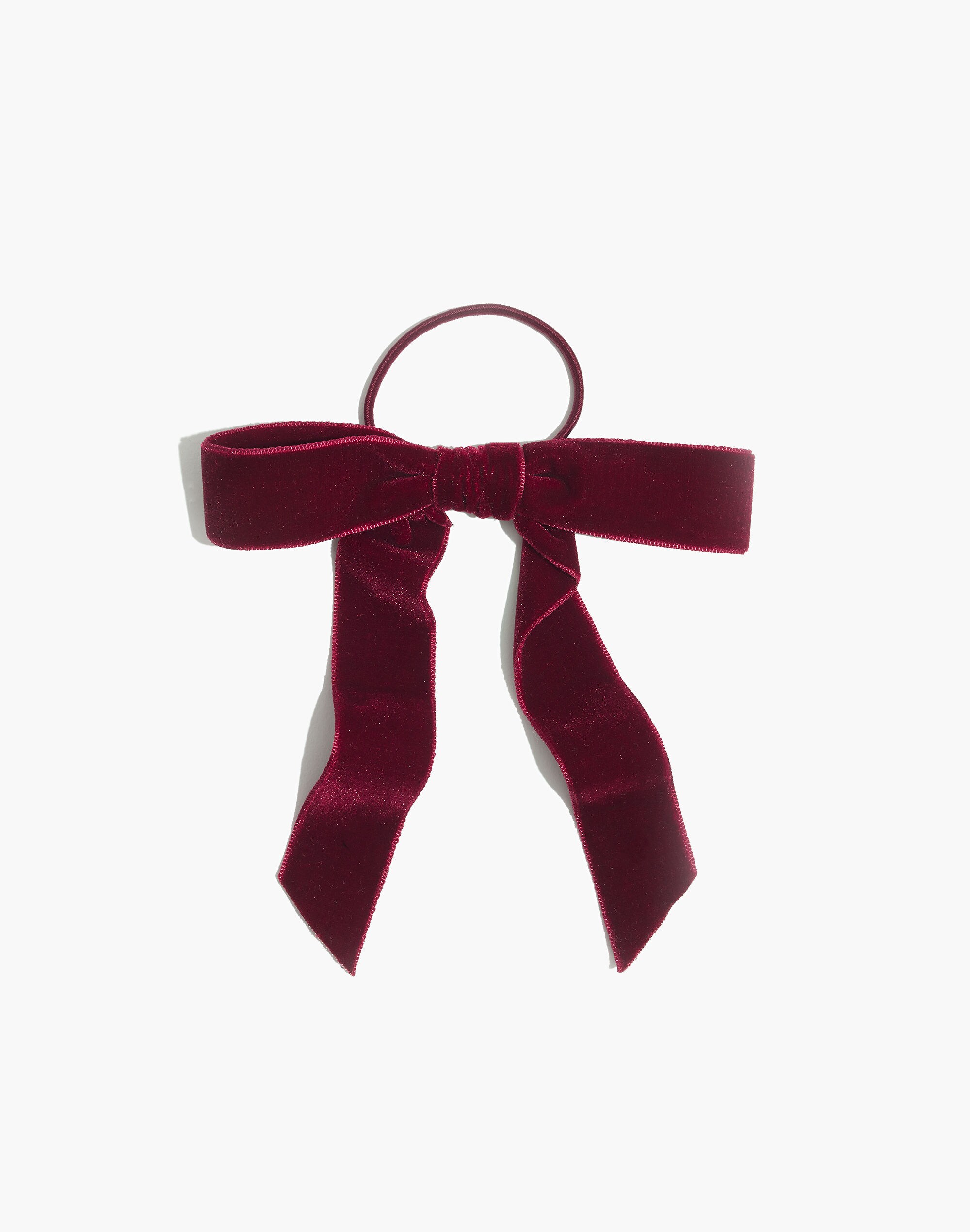 Velvet Bow Hair Tie