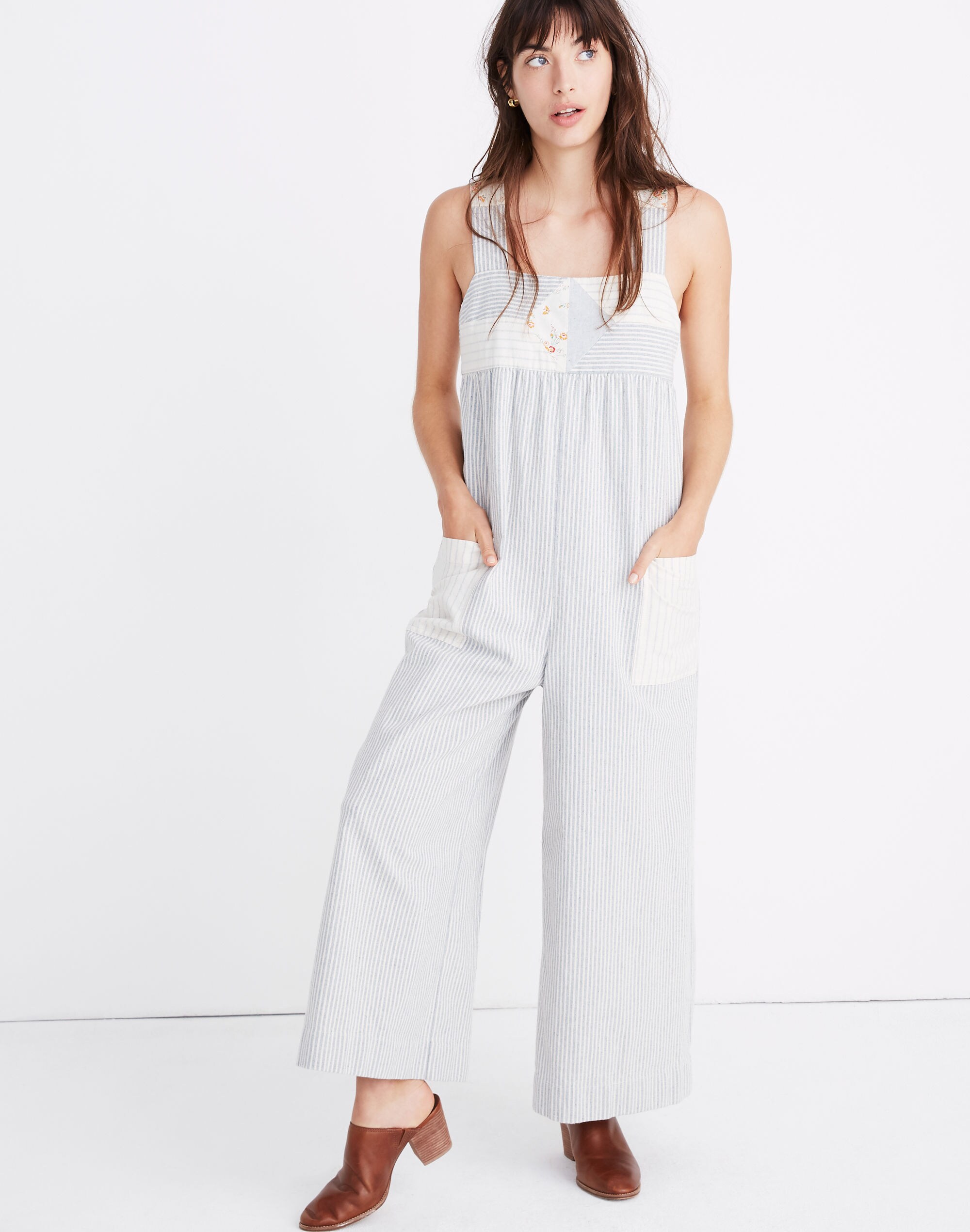 Madewell x The New Denim Project&reg; Patchwork Jumpsuit