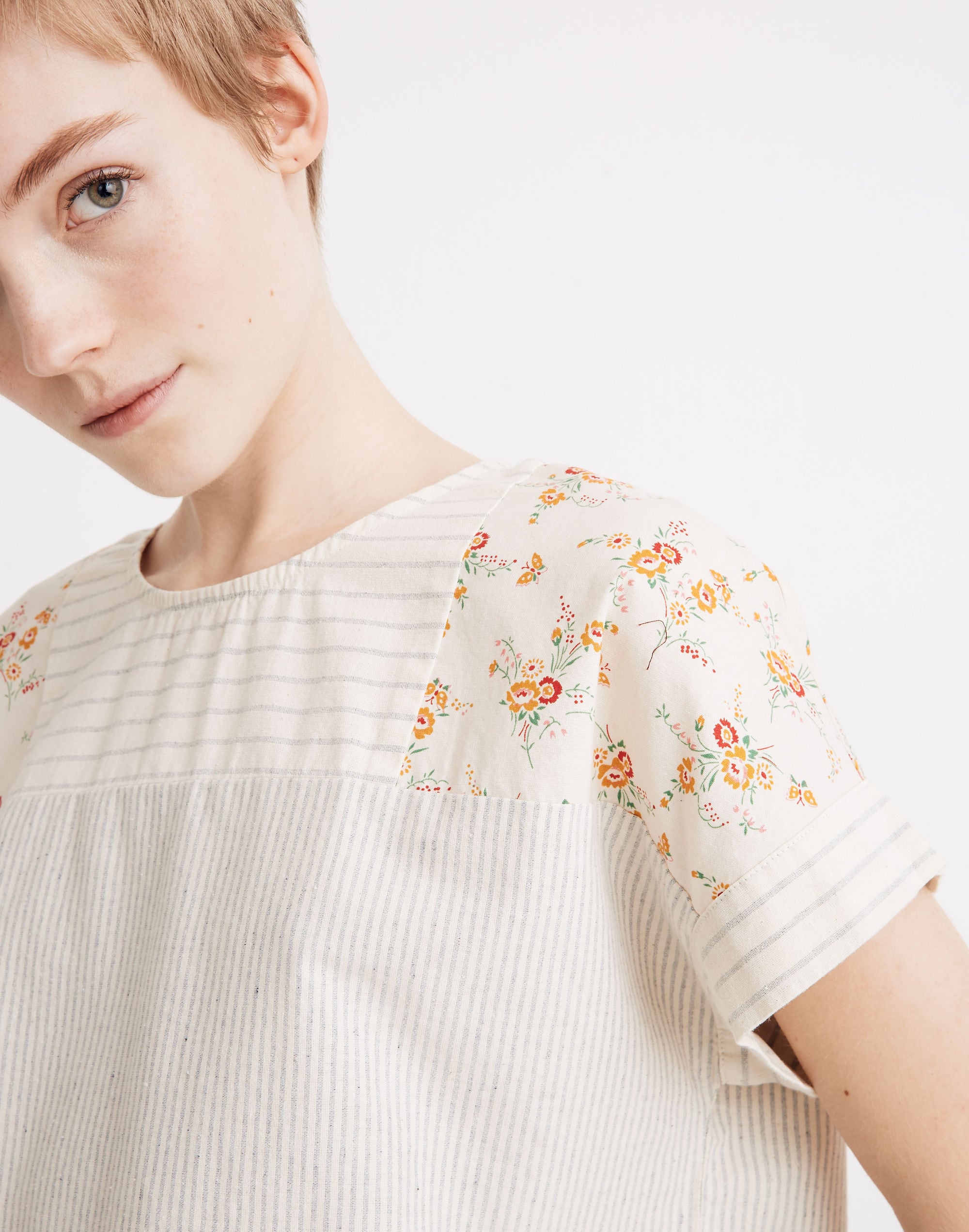 Madewell x The New Denim Project&reg; Patchwork Top