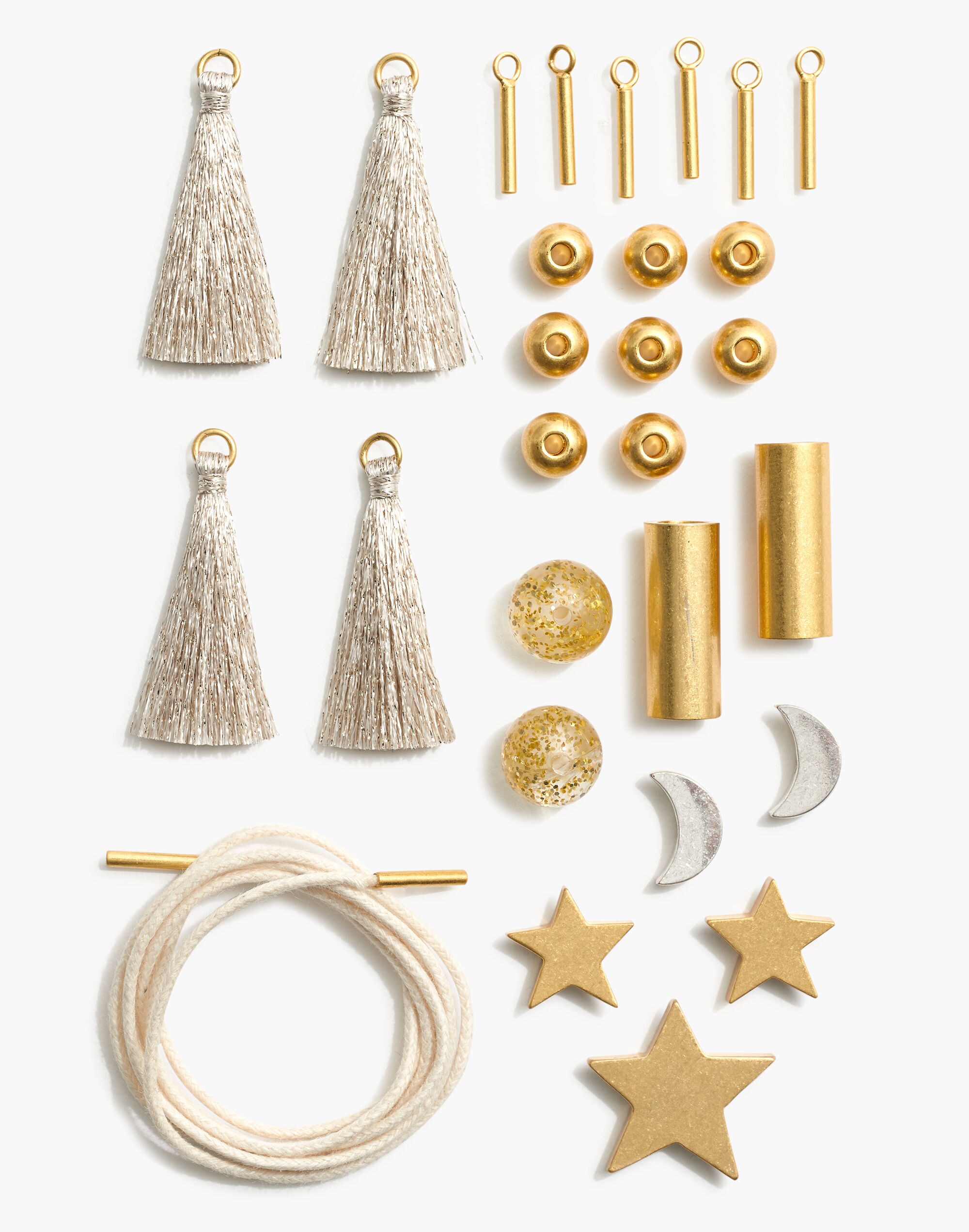 Star and Moon Do It Yourself Necklace Kit