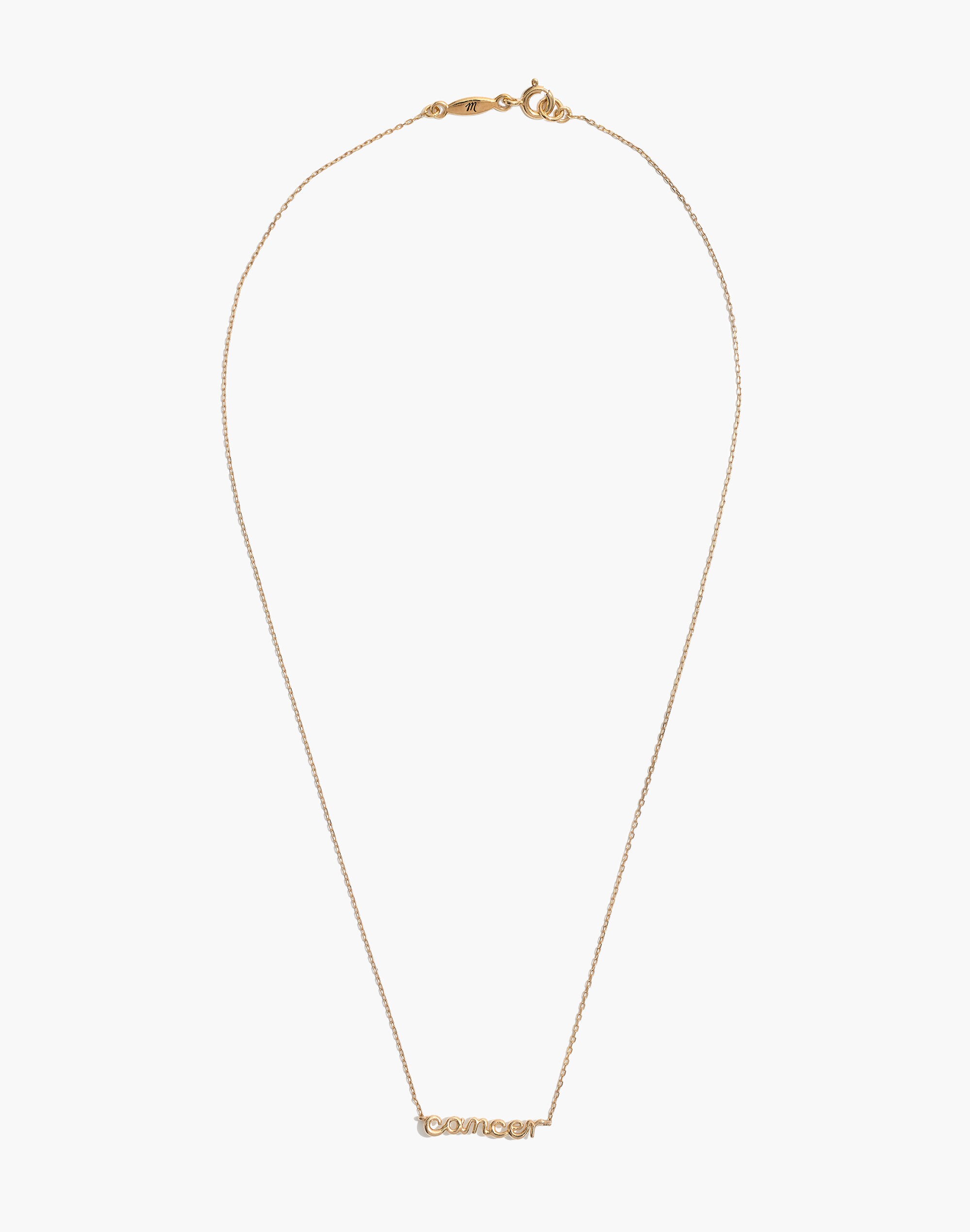 Vermeil Astrological Sign Necklace