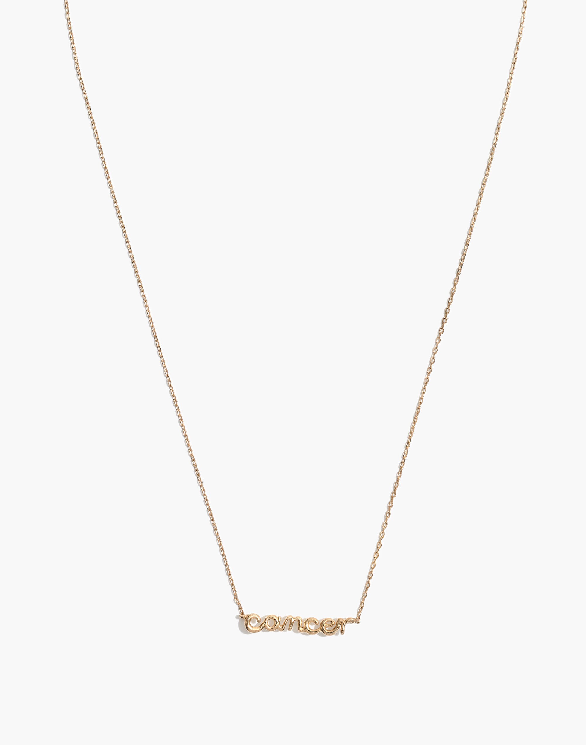 Vermeil Astrological Sign Necklace