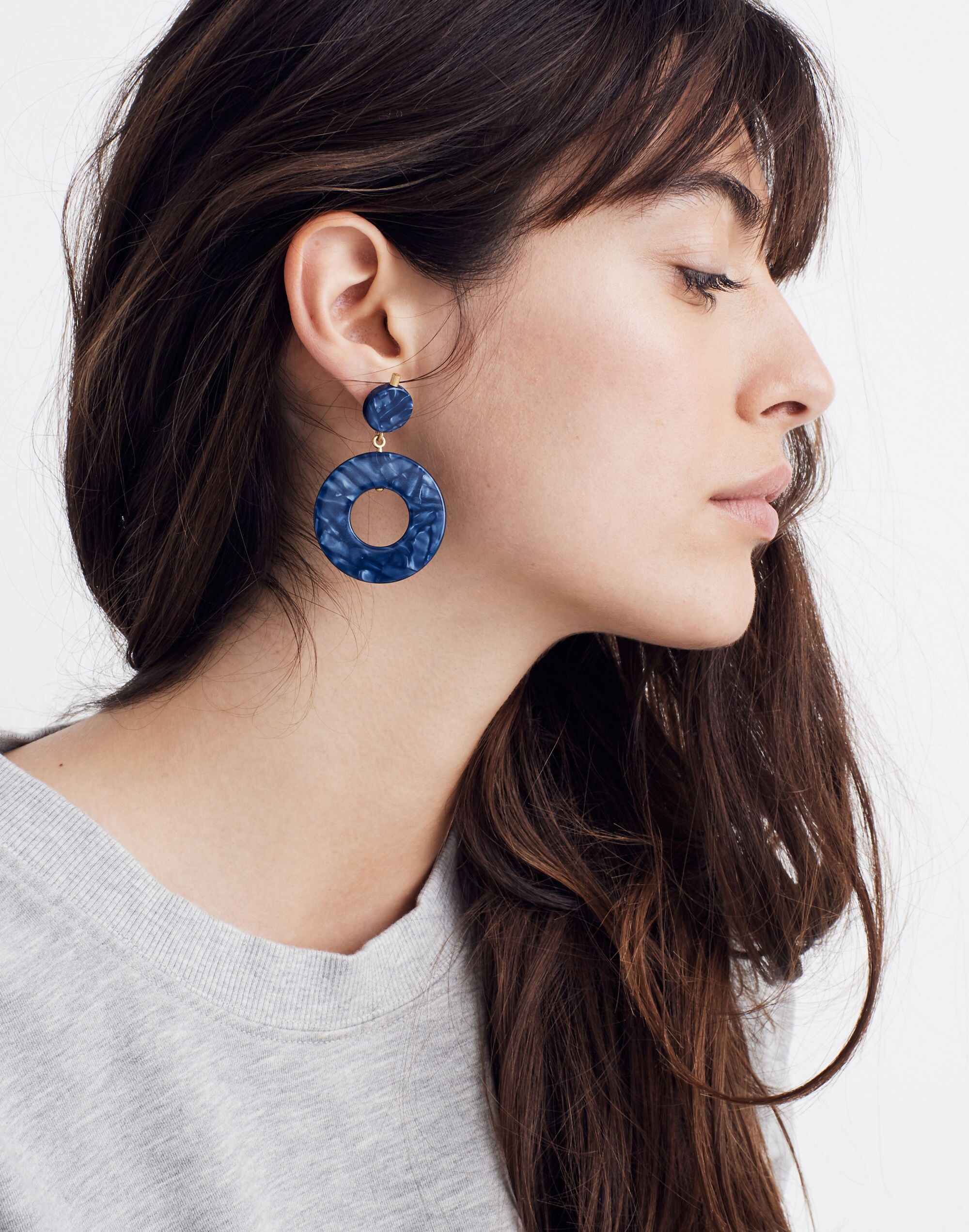 Circle Statement Earrings