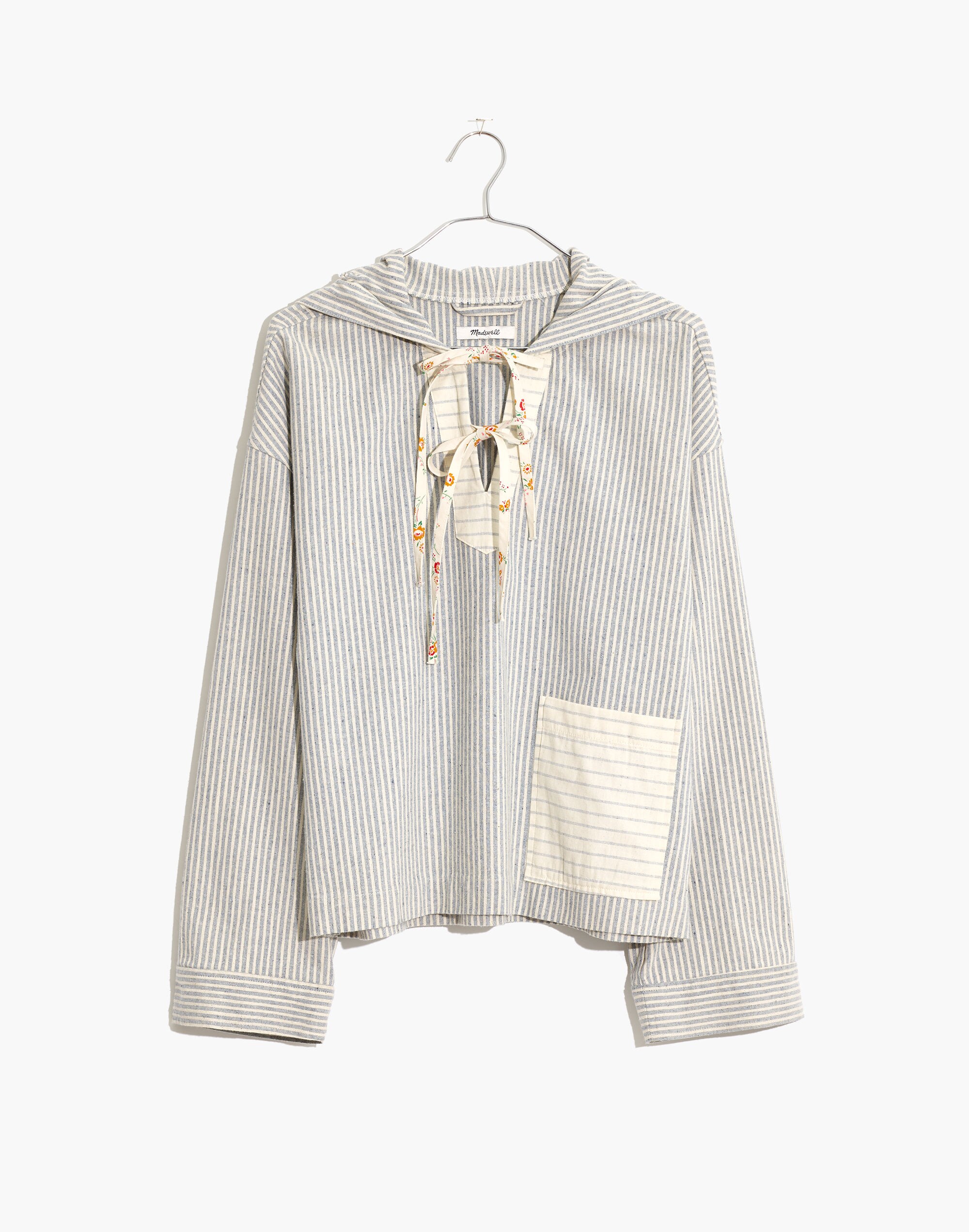 Madewell x The New Denim Project&reg; Patchwork Popover Hoodie