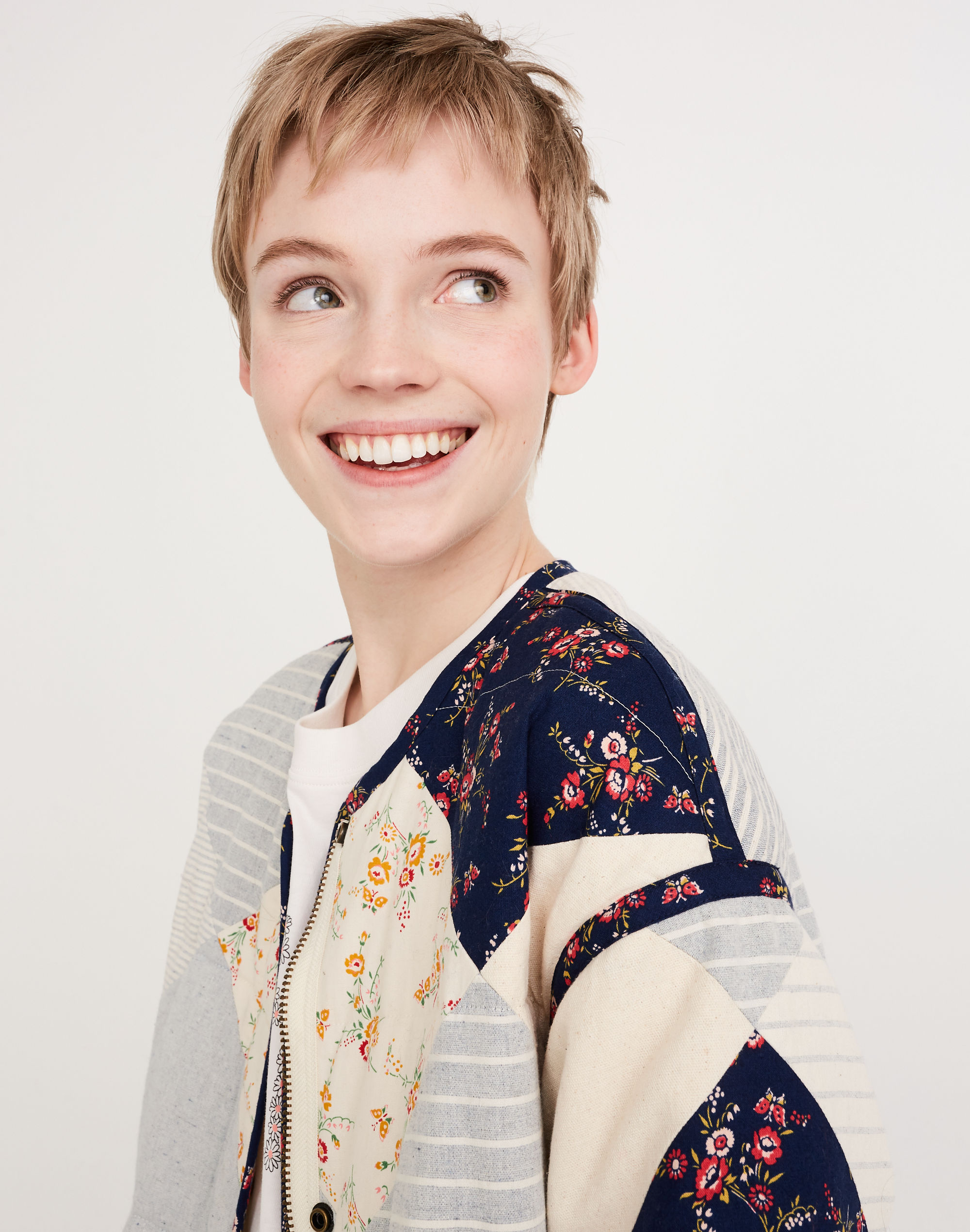 Madewell x The New Denim Project&reg; Patchwork Cocoon Coat