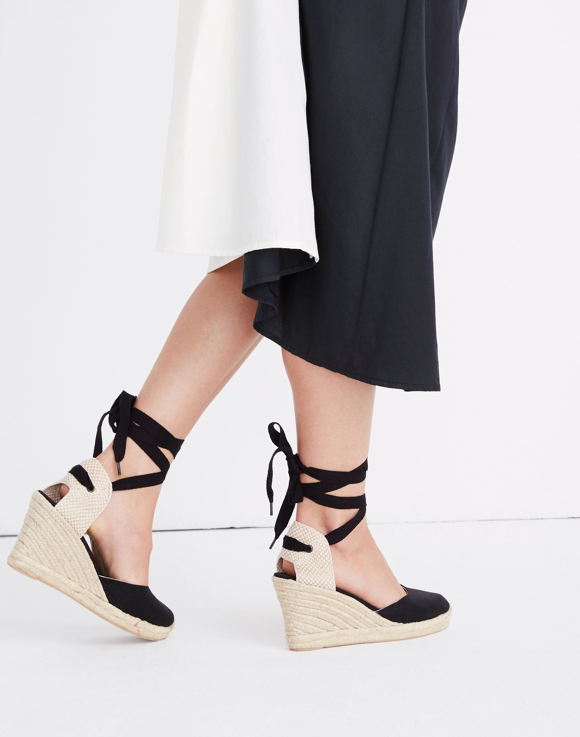 Soludos&reg; Lace-Up Tall Wedge Espadrilles