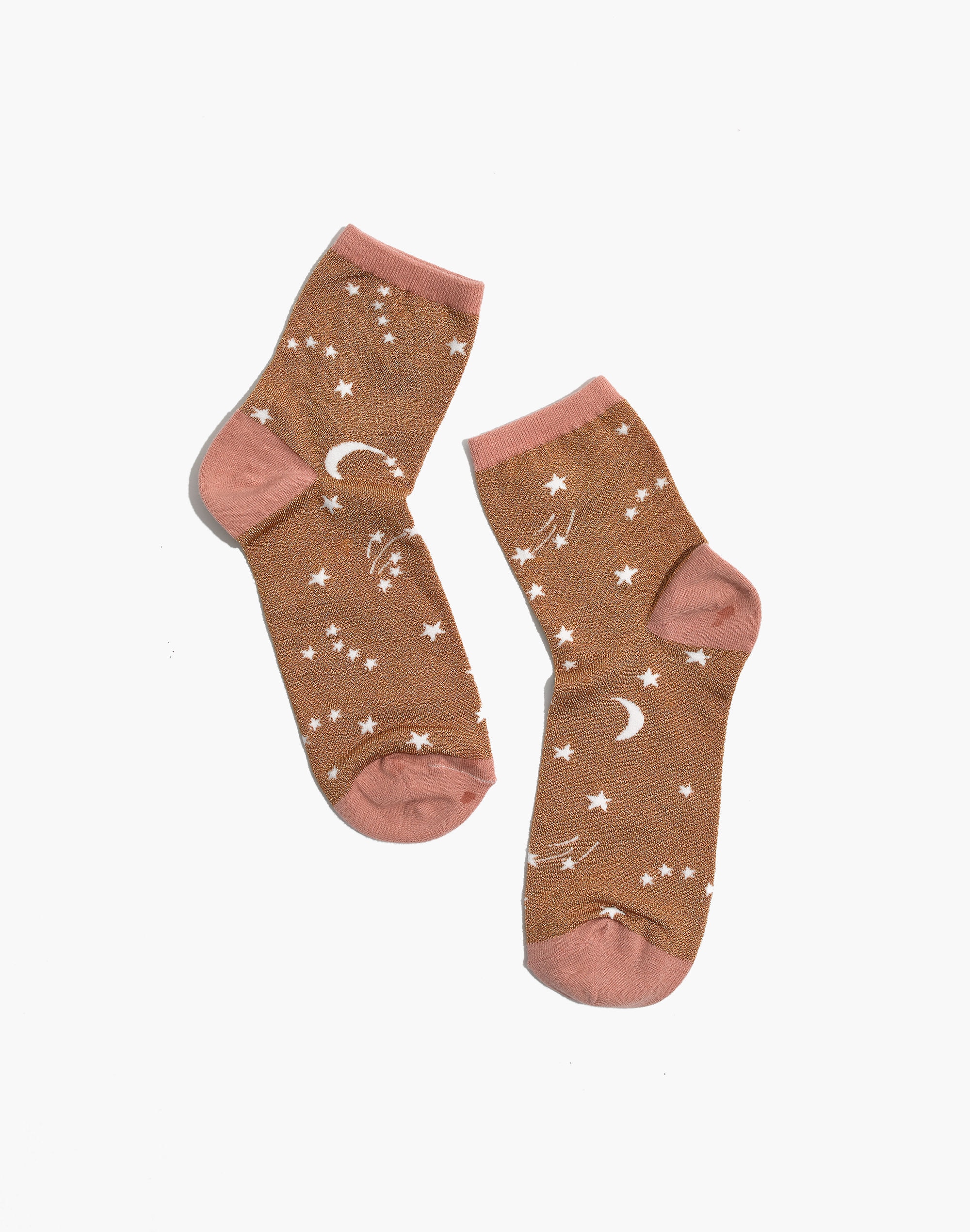 starry sky ankle socks
