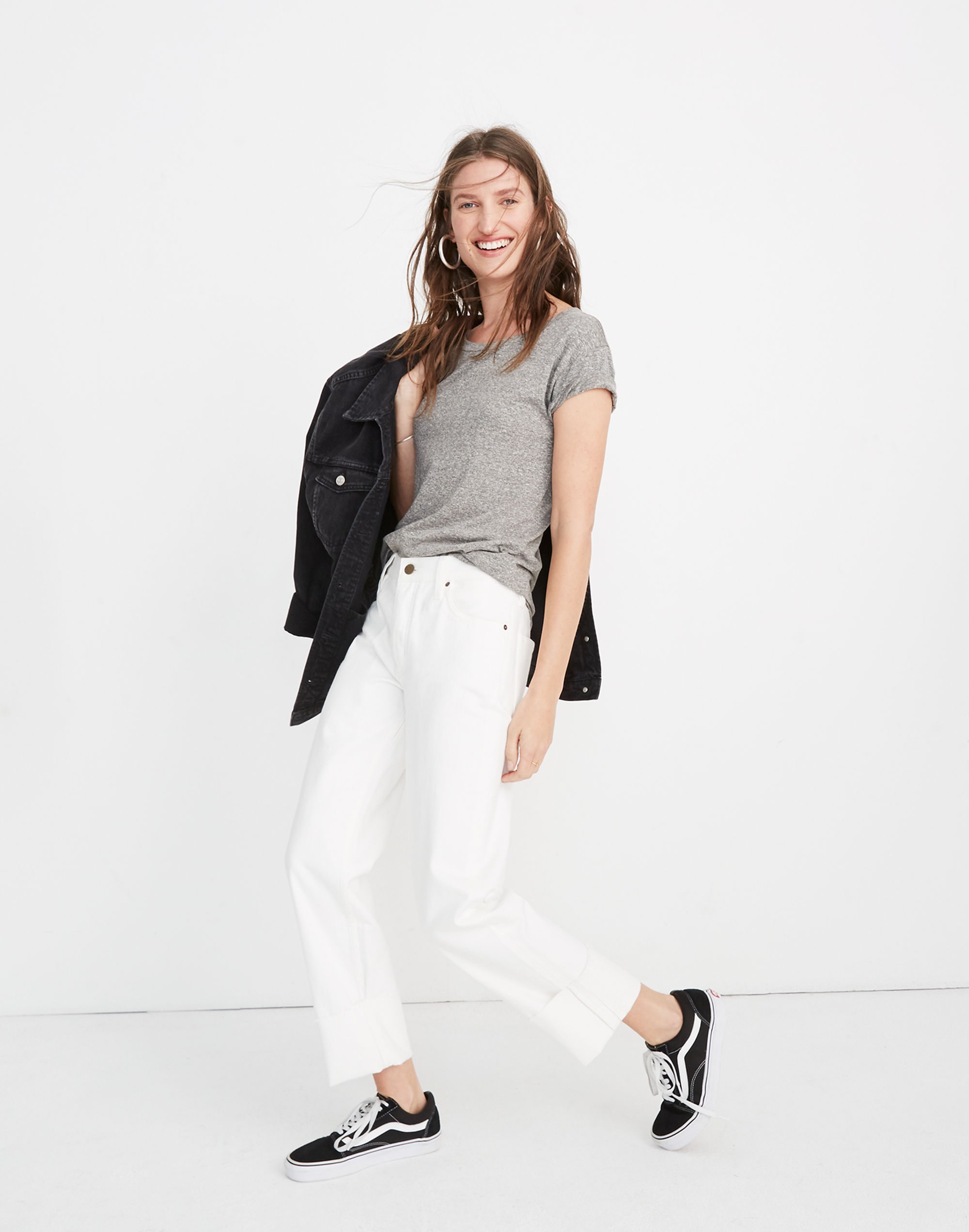m.i.h&reg; phoebe cuffed boyfriend jeans