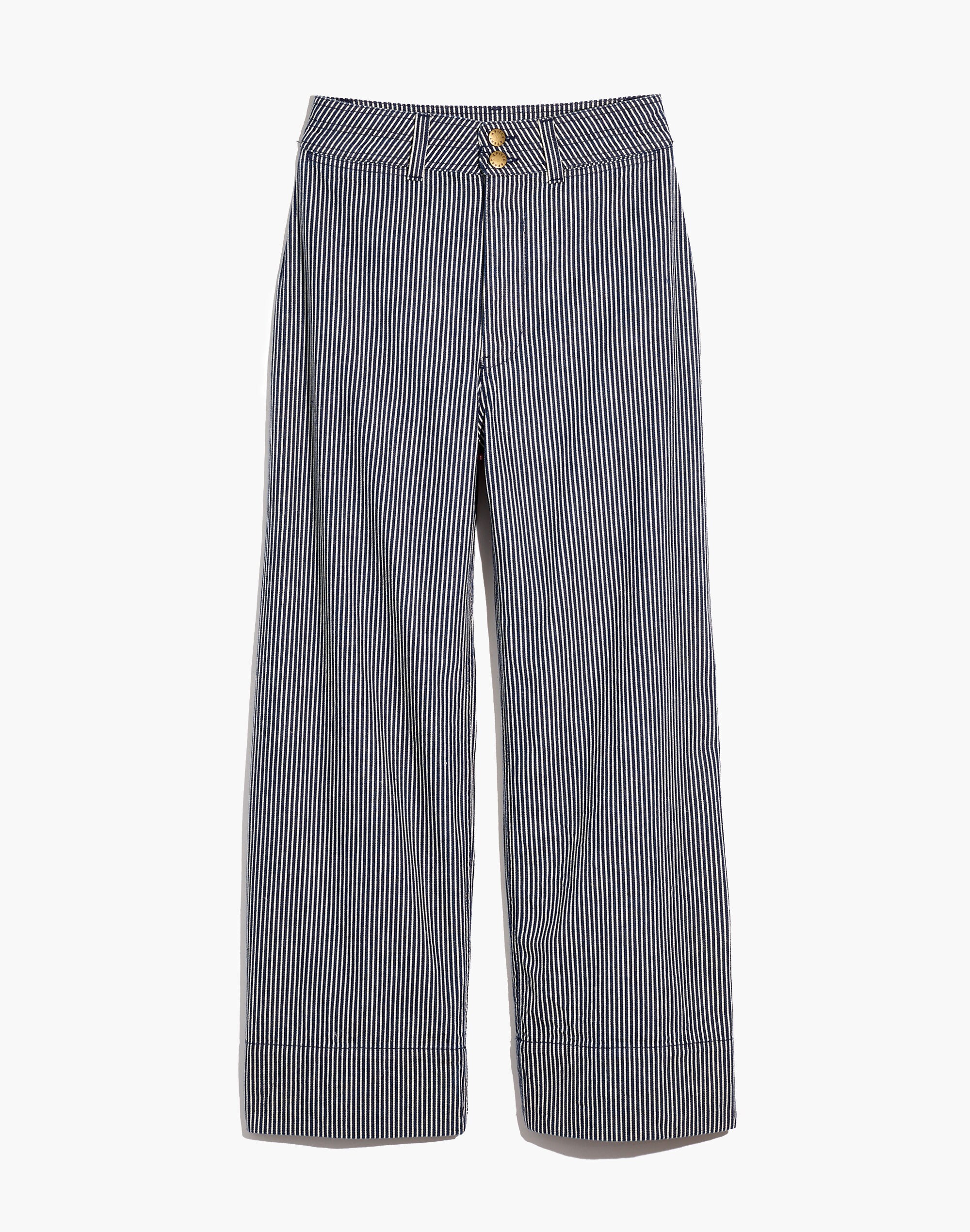 Apiece Apart&trade; Denim Merida Pants in Railroad Stripe