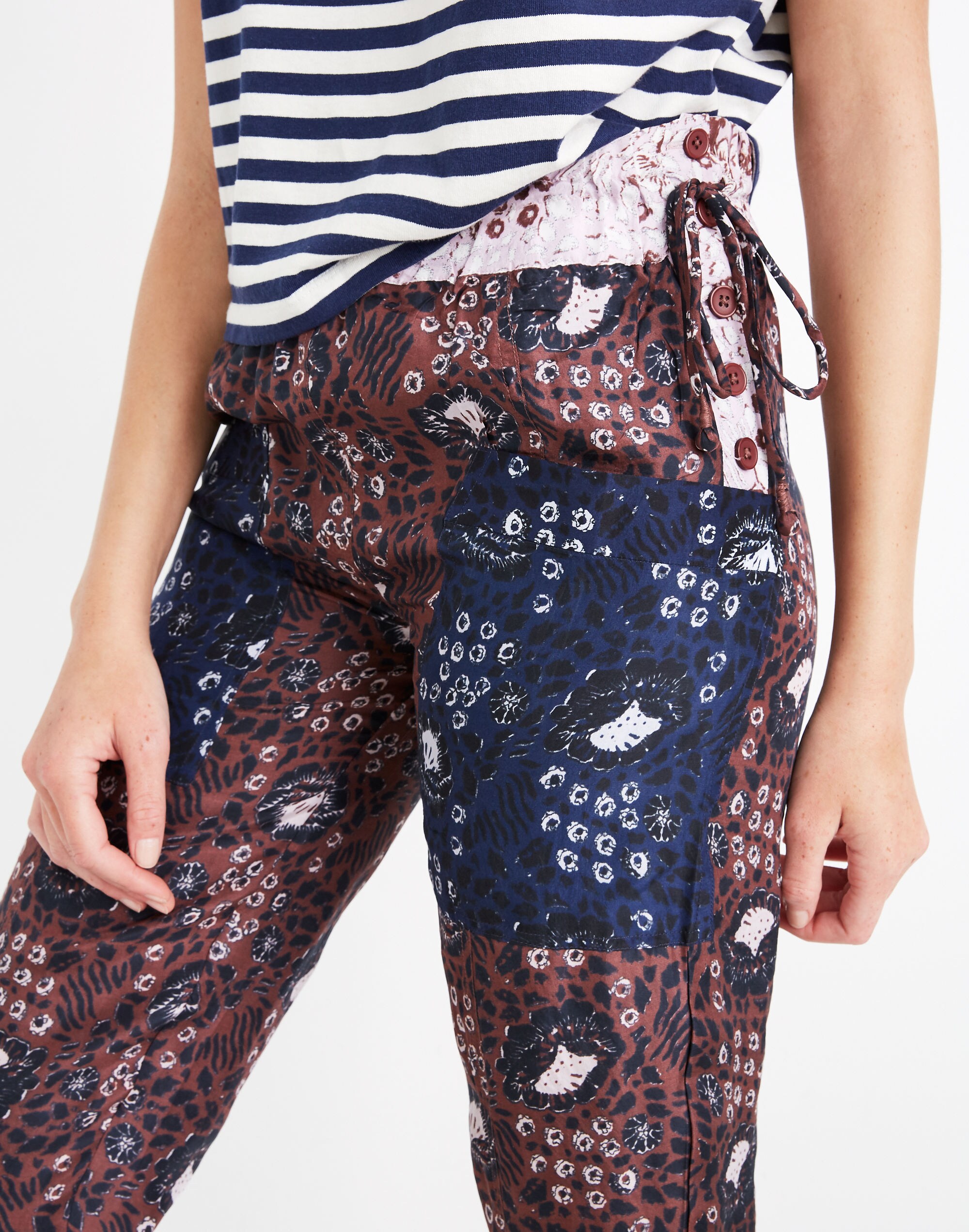 Apiece Apart&trade; Silk Daniela Pull-On Pants