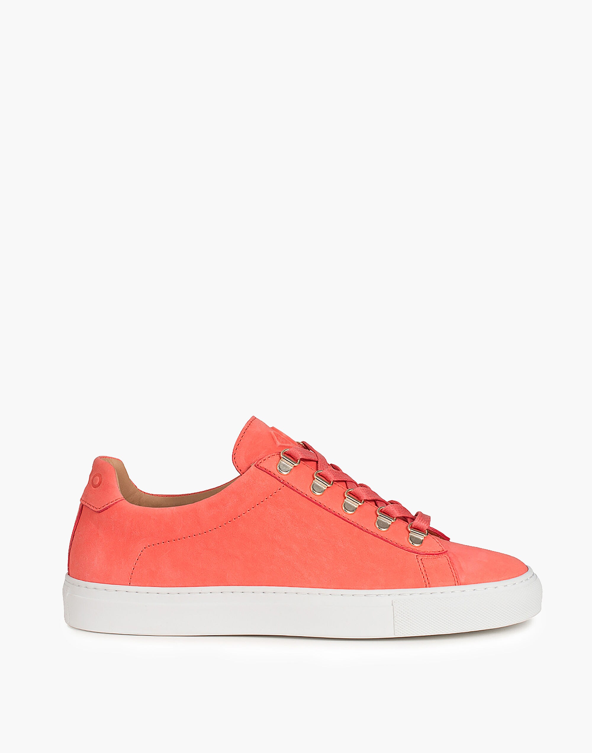 Koio Gavia Albicocca Low-Top Sneakers in Apricot Leather