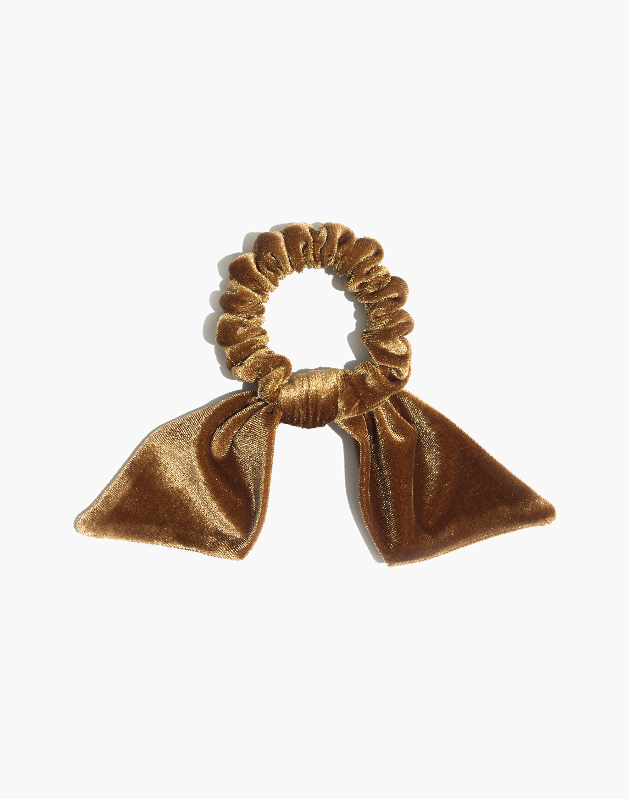Velvet Bow Scrunchie