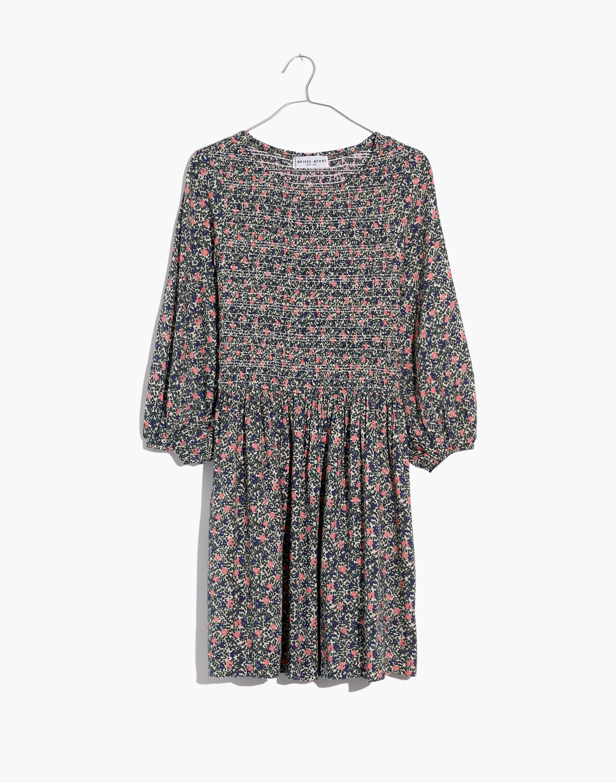 Apiece Apart&trade; Olivias Smocked Mini Dress