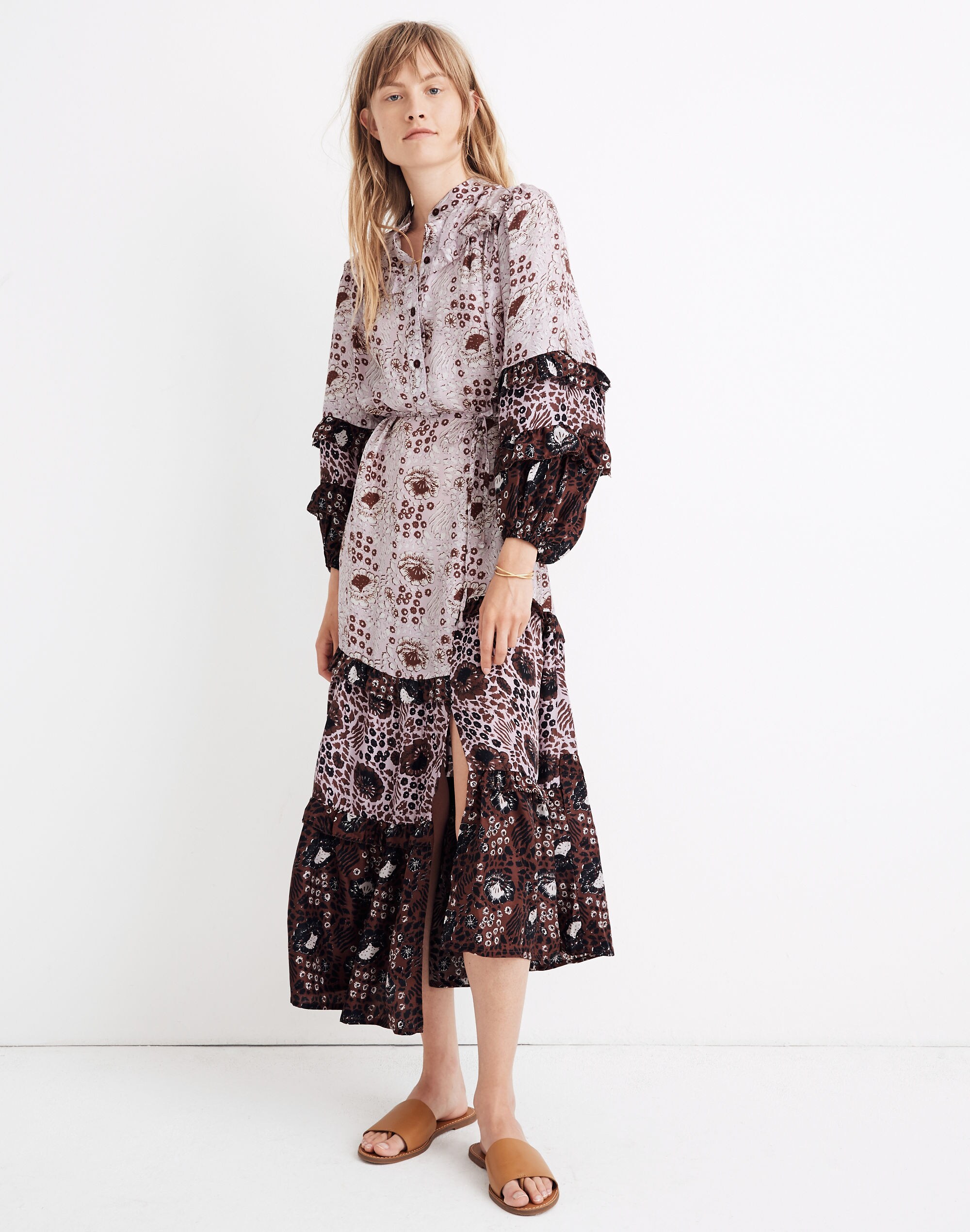 apiece apart&trade; gracia flamenca dress